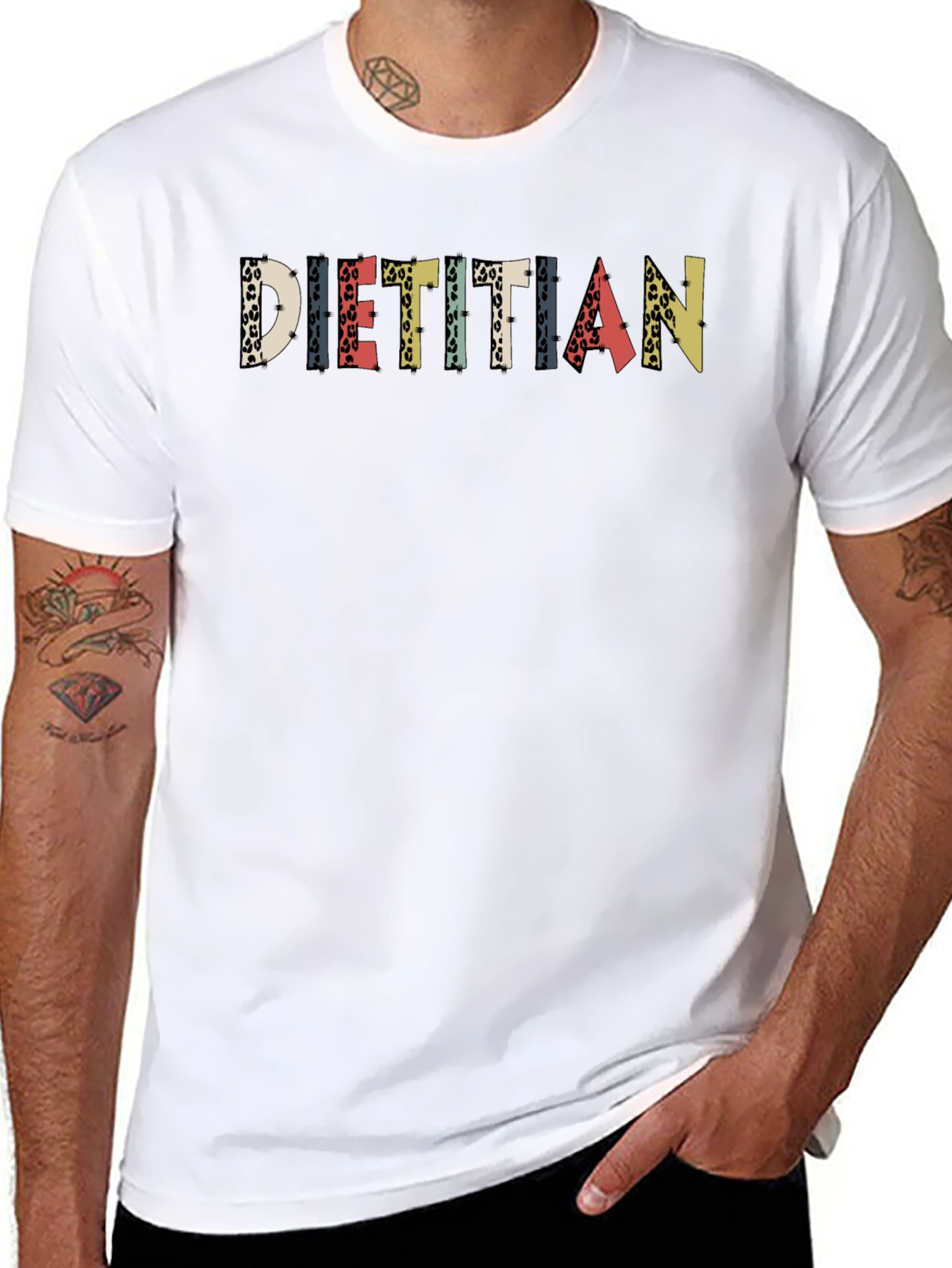 Dietitian Graphic Print T-Shirt