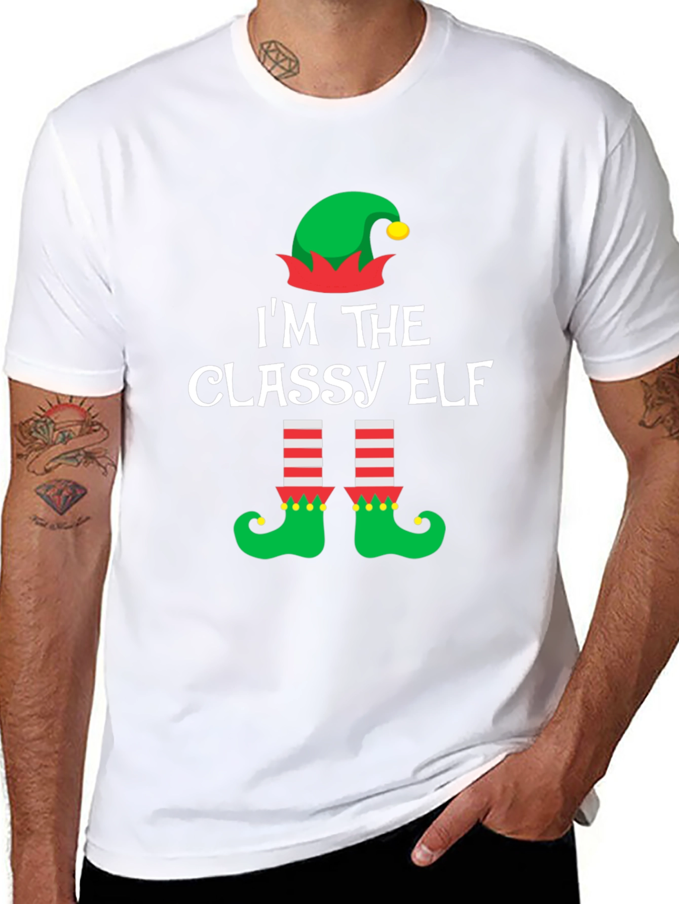 Classy Elf Holiday T-Shirt