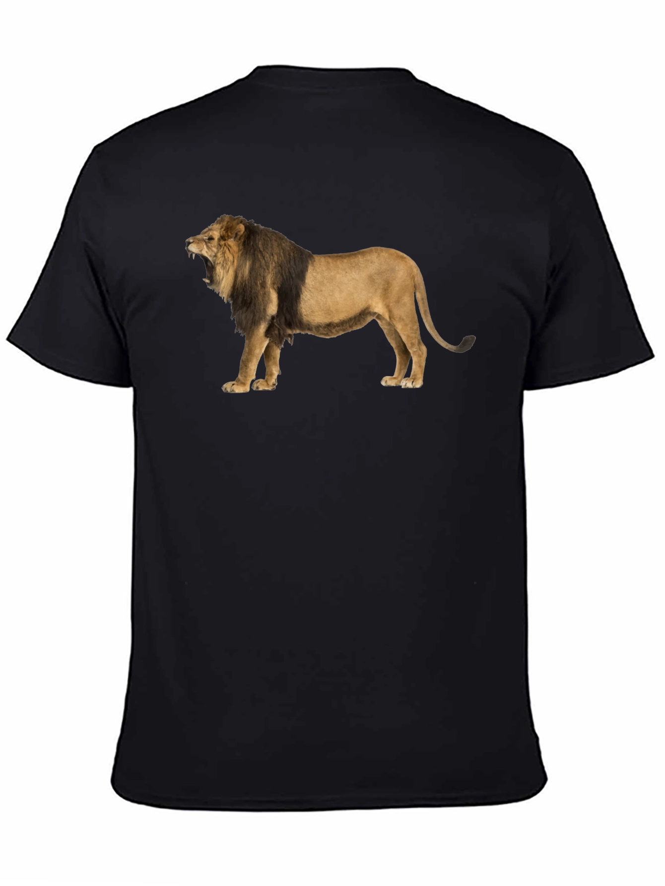 Lion Graphic Tee - Mens Black T-Shirt