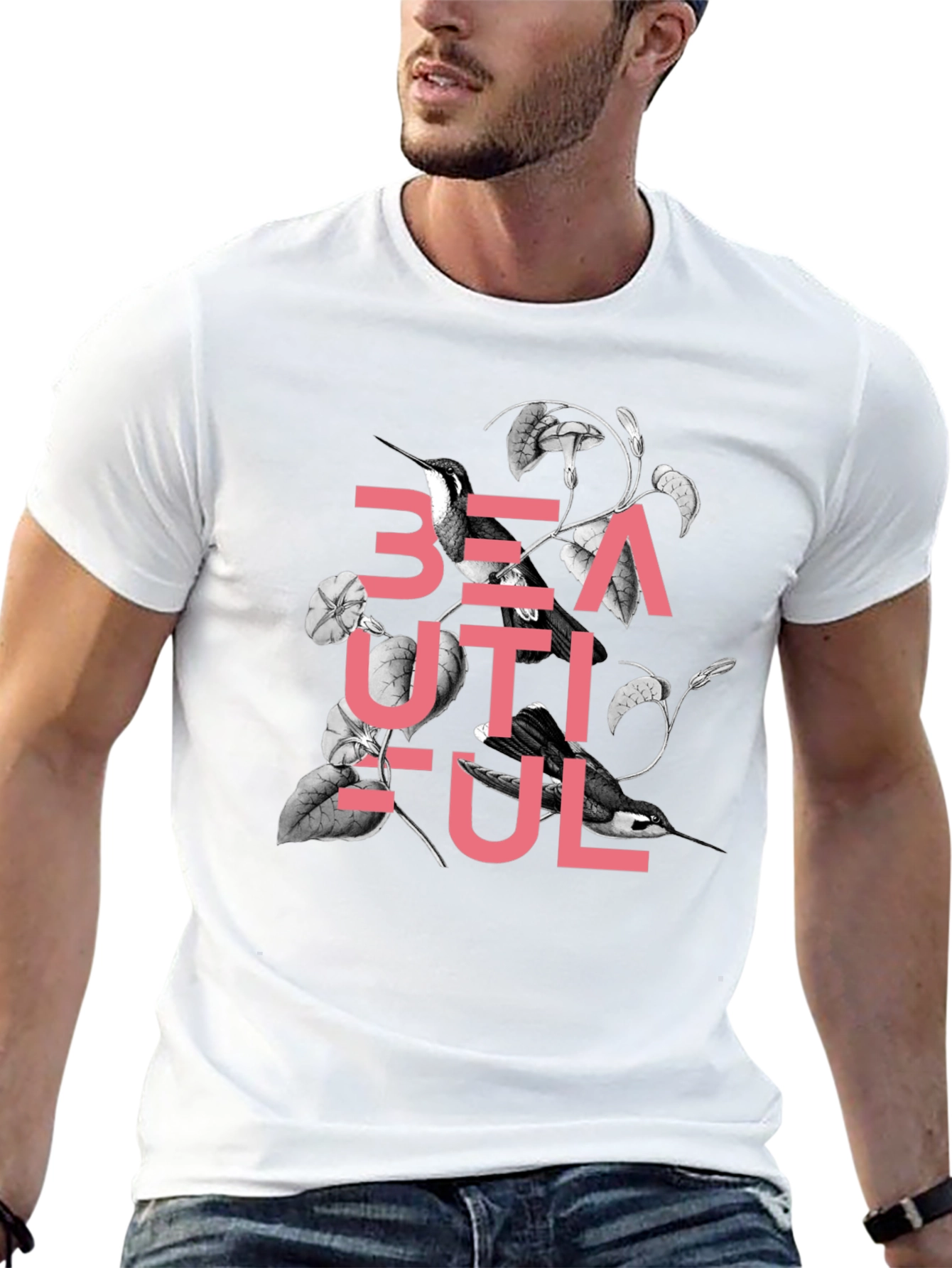 Beautiful Hummingbird Graphic T-Shirt - Stylish Design