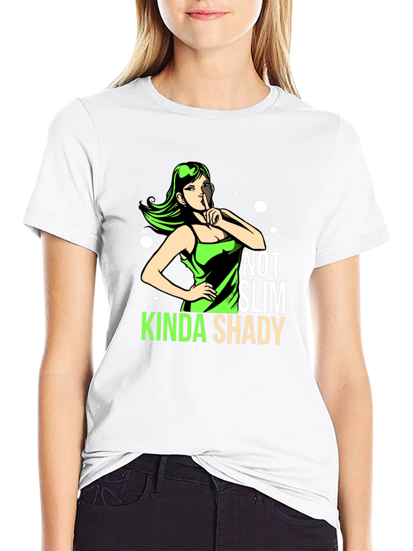 Kinda Shady Graphic T-Shirt - Black