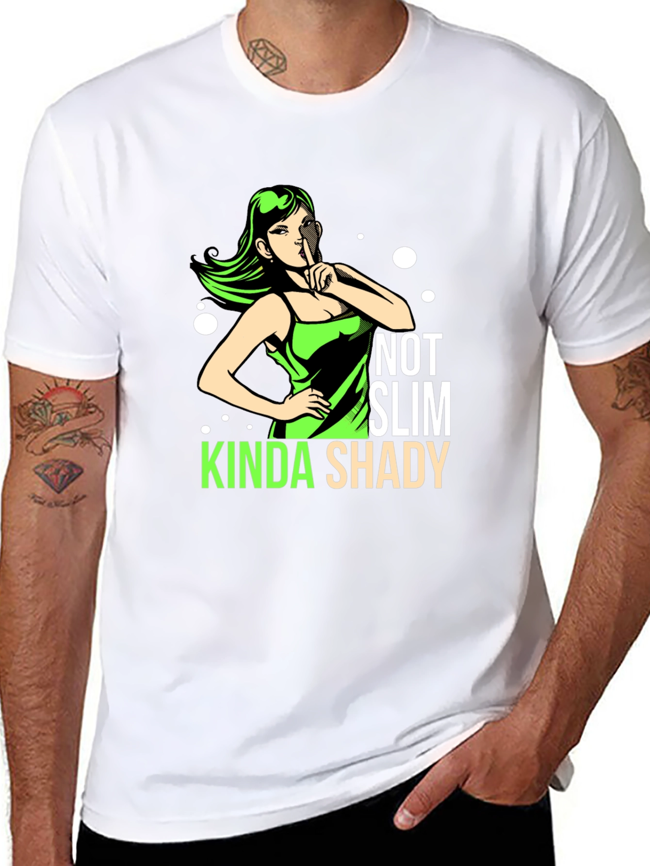 Kinda Shady Graphic T-Shirt - Black