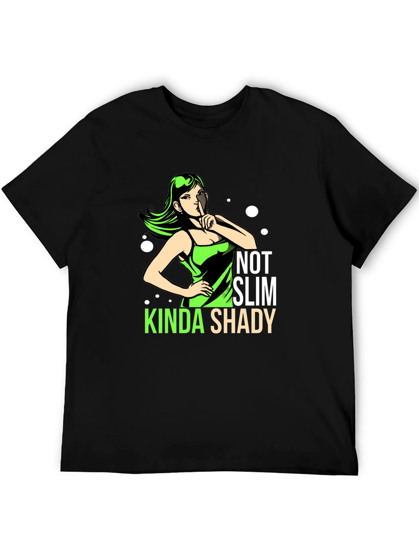 Kinda Shady Graphic T-Shirt - Black