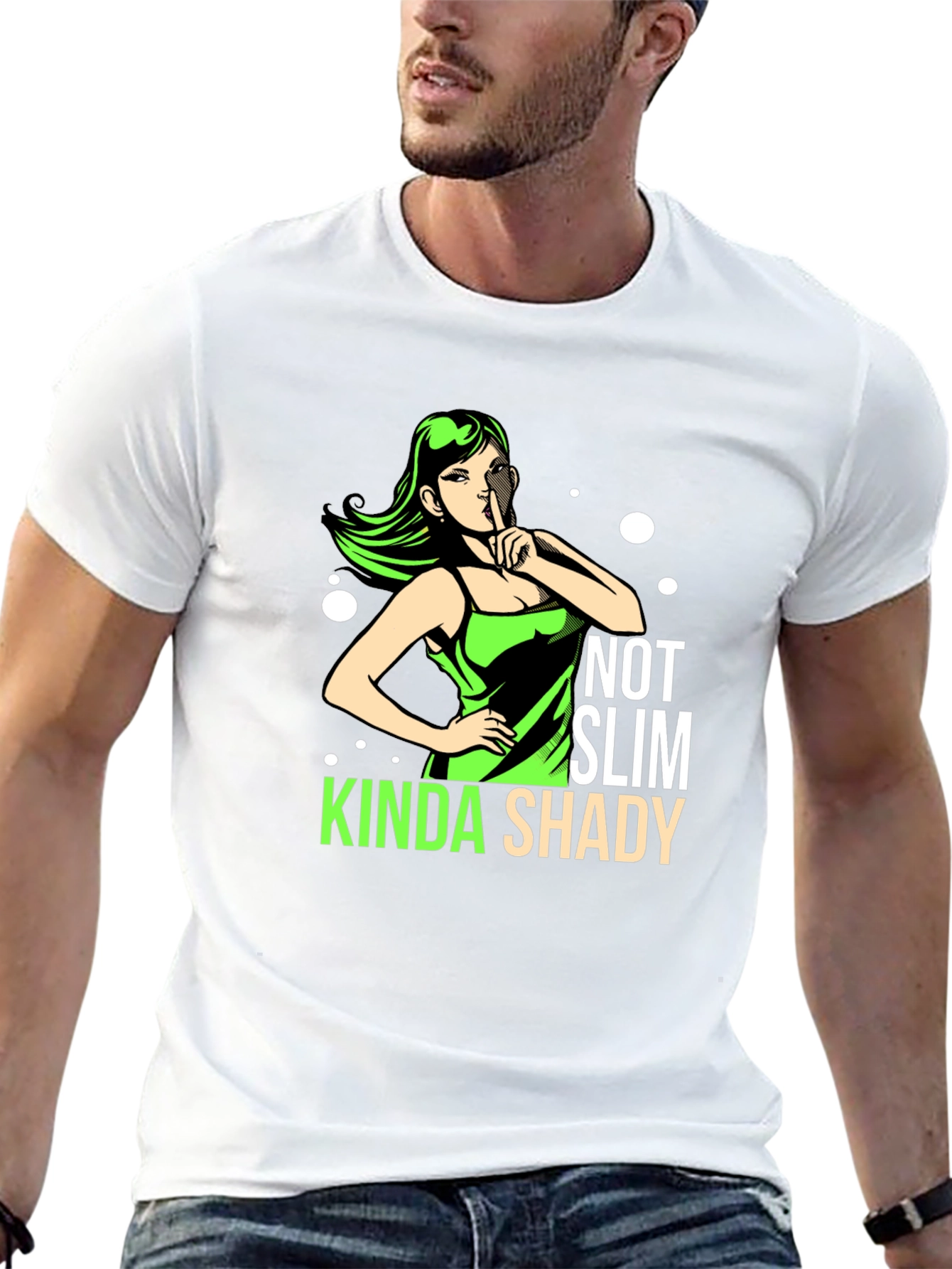 Kinda Shady Graphic T-Shirt - Black