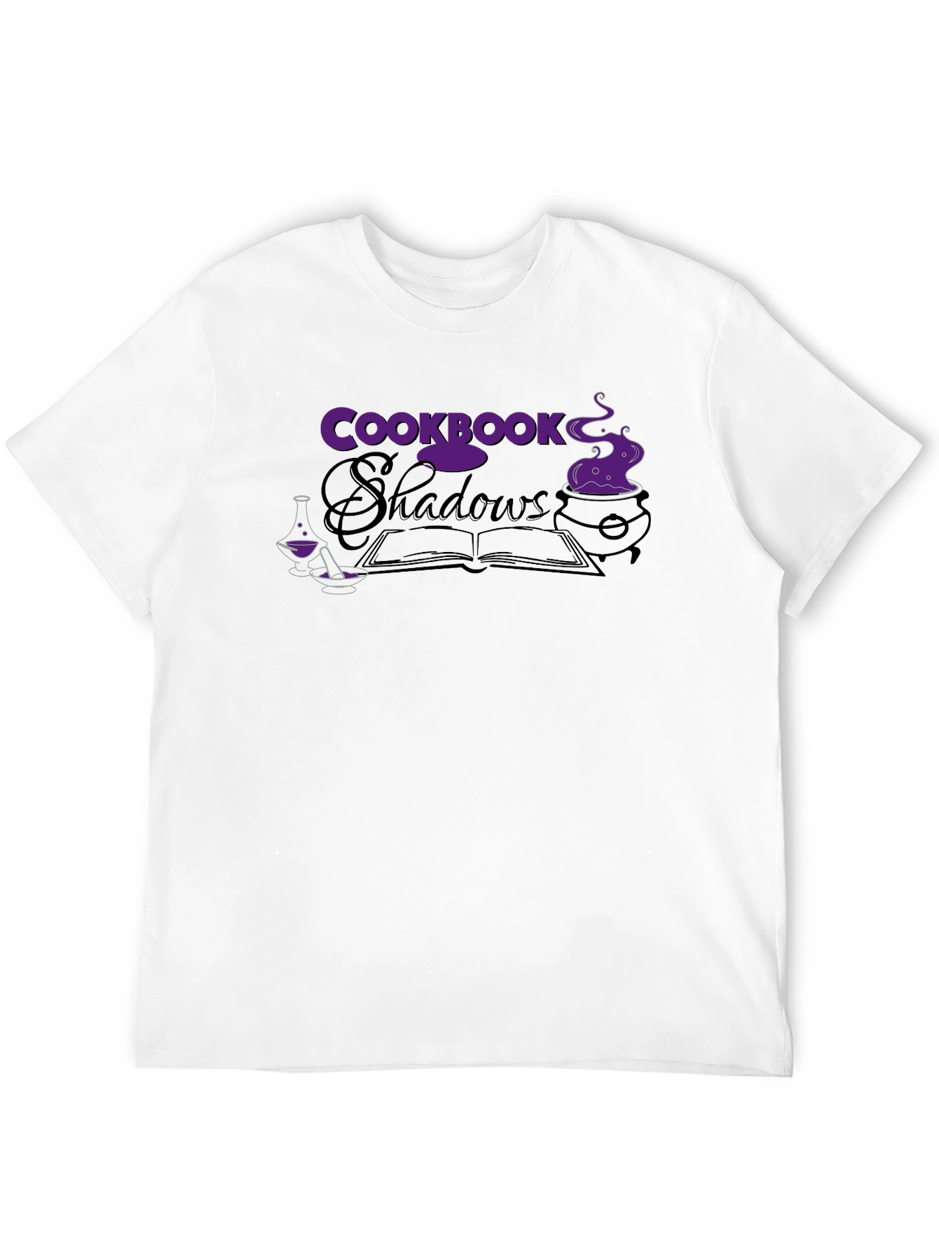 Cookbook Shadows T-Shirt - Gothic Novelty Tee