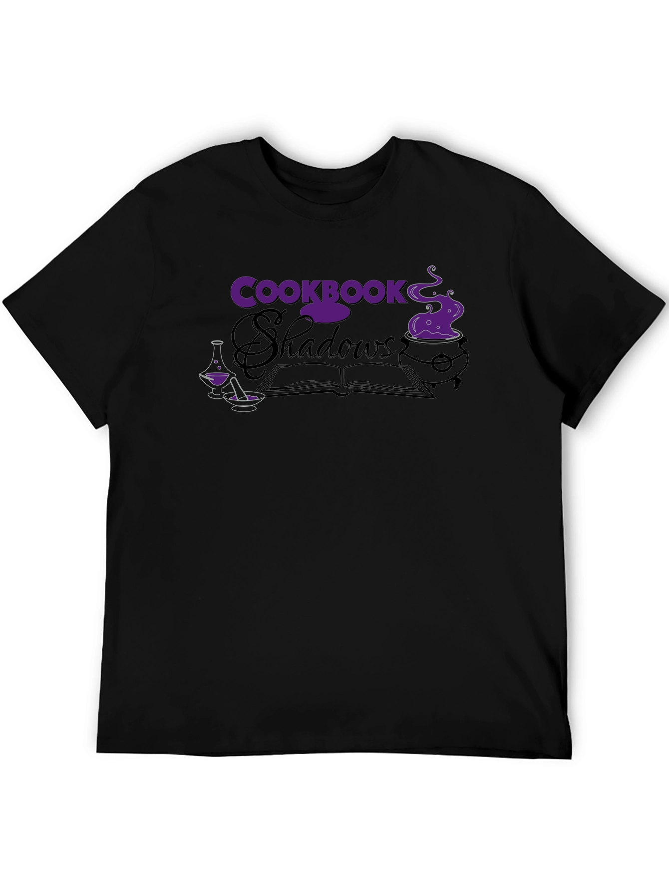 Cookbook Shadows T-Shirt - Gothic Novelty Tee