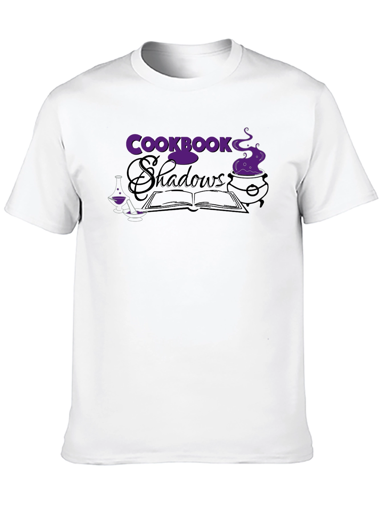 Cookbook Shadows T-Shirt - Gothic Novelty Tee