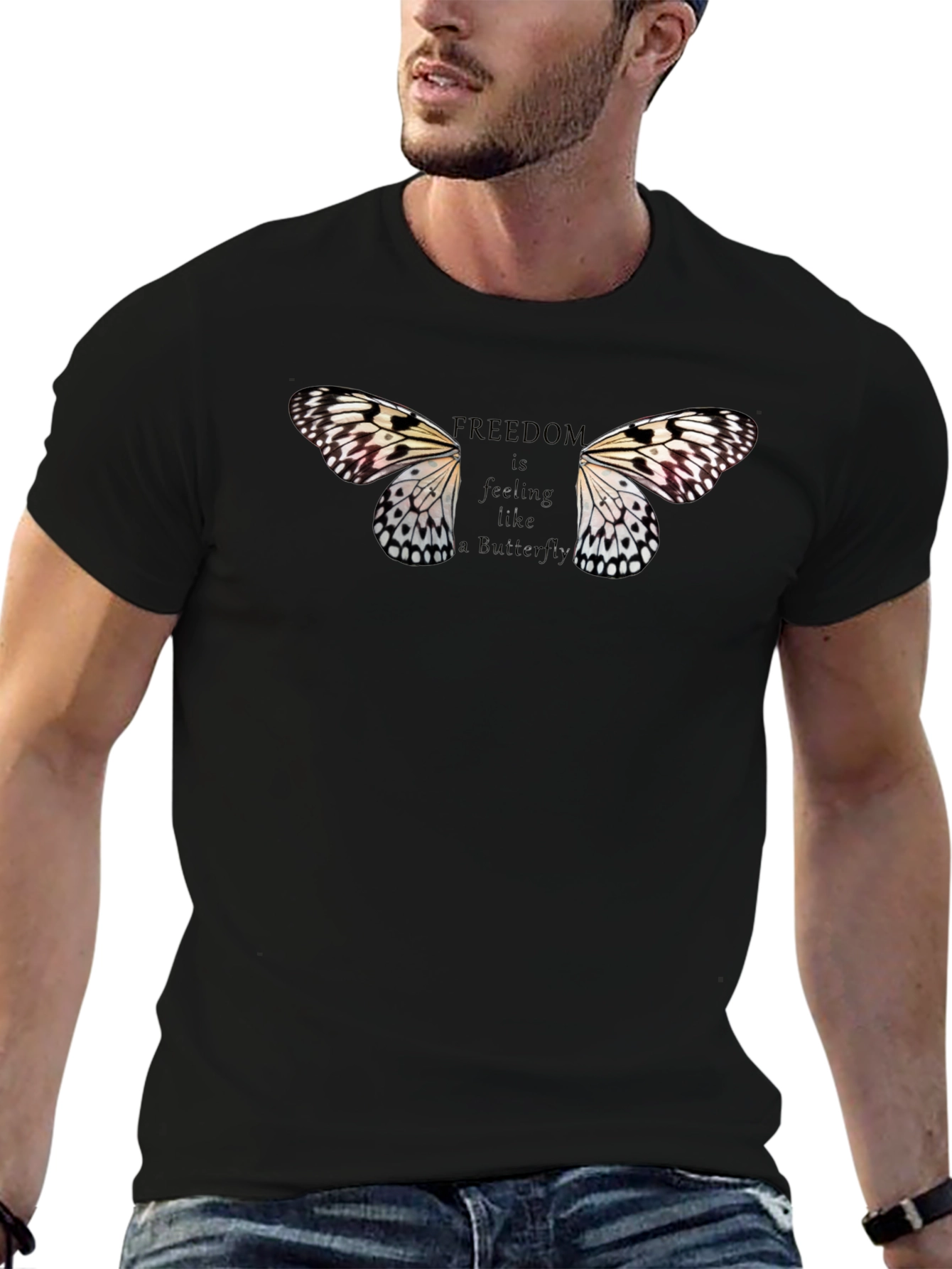 Freedom Butterfly Wing T-Shirt