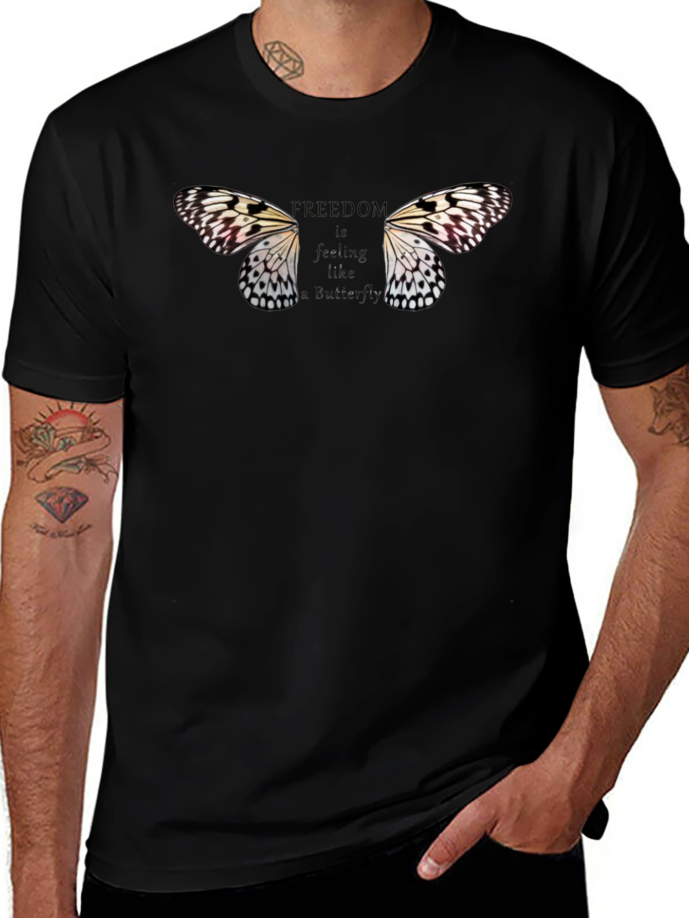 Freedom Butterfly Wing T-Shirt