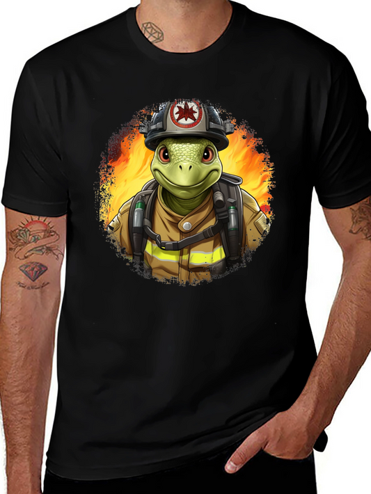 Turtle Firefighter T-Shirt