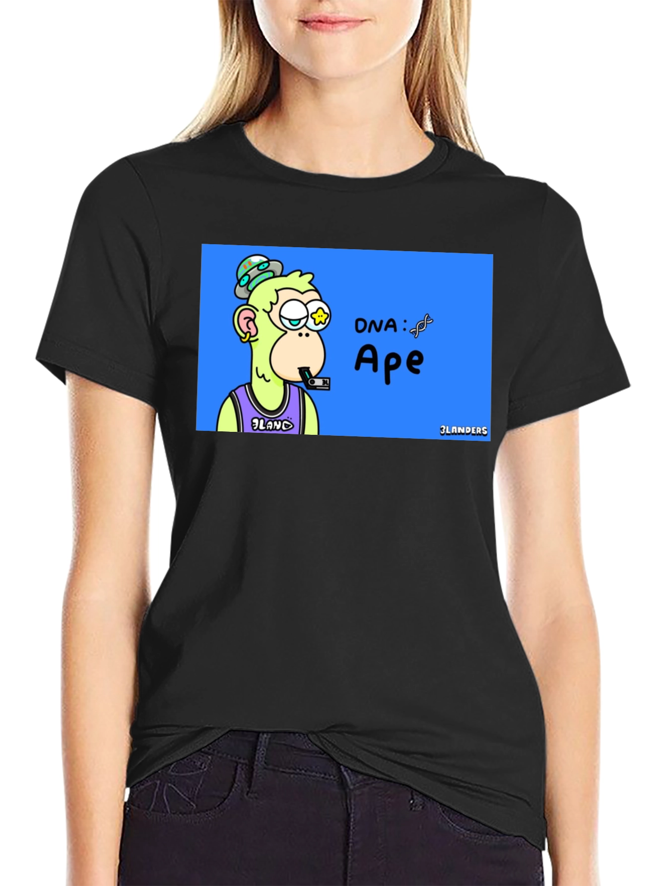 Ape DNA Graphic T-Shirt - Unique Design