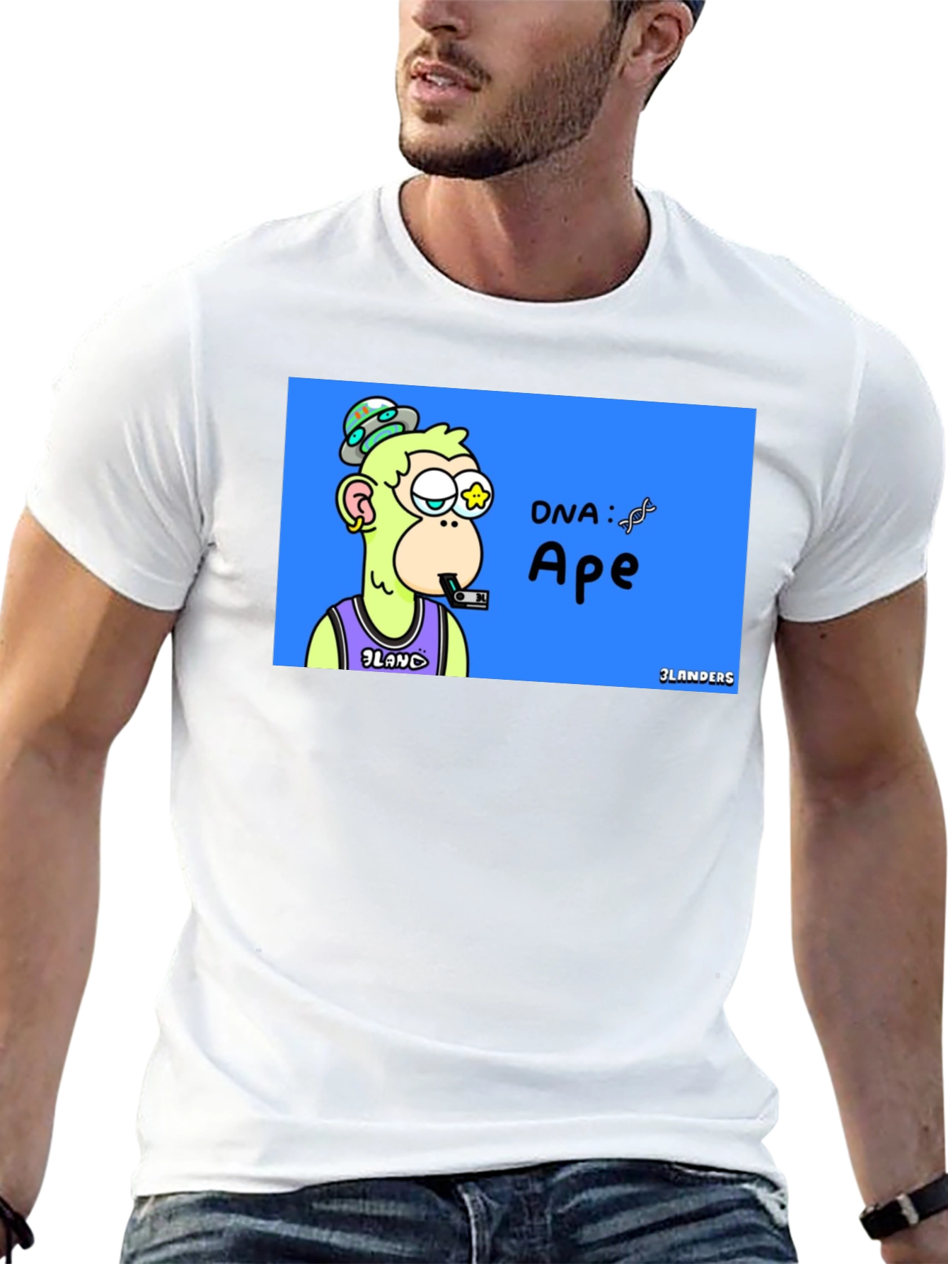 Ape DNA Graphic T-Shirt - Unique Design