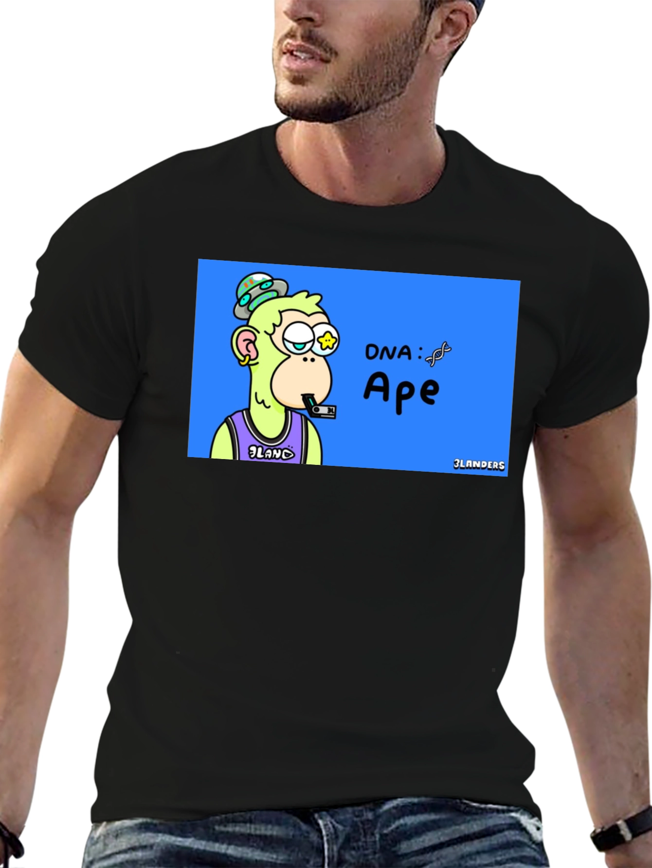 Ape DNA Graphic T-Shirt - Unique Design