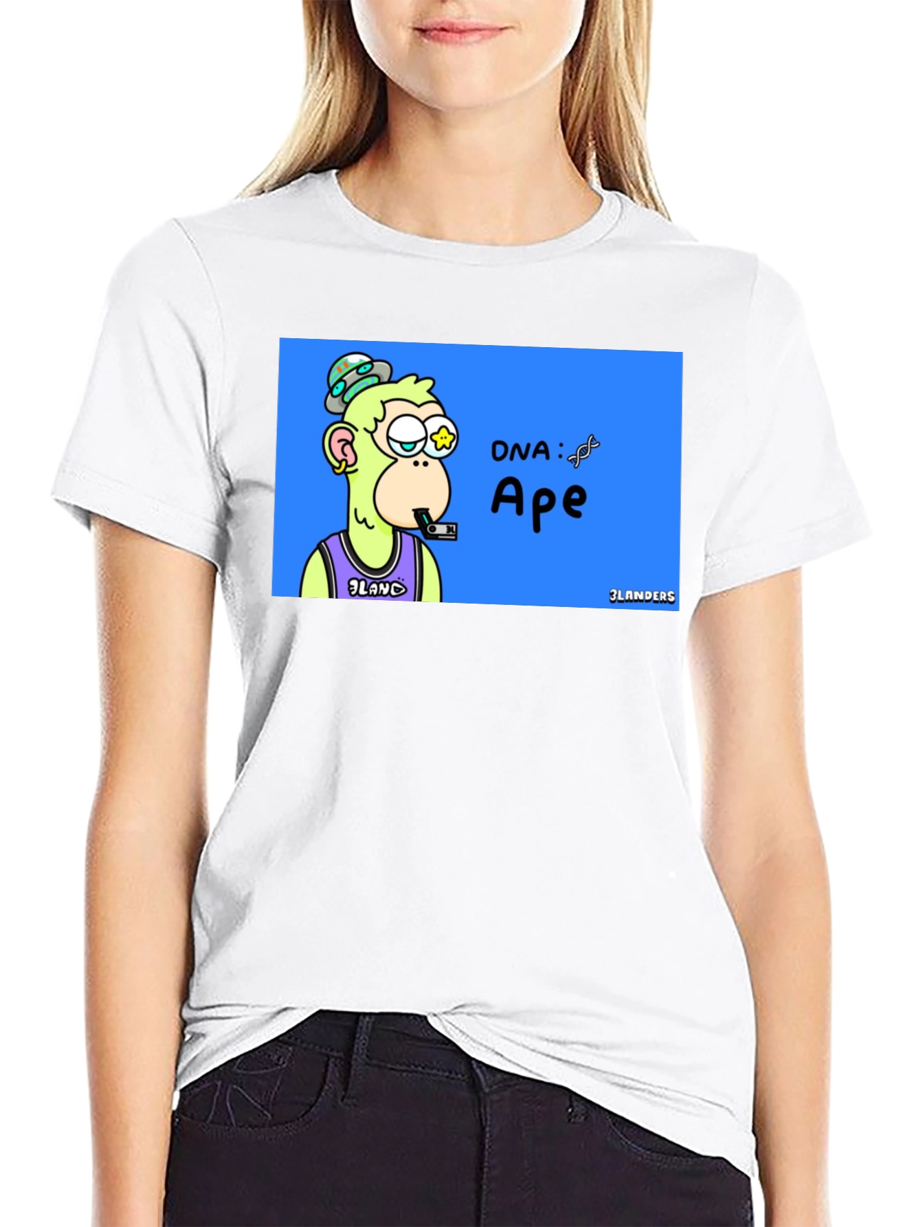 Ape DNA Graphic T-Shirt - Unique Design