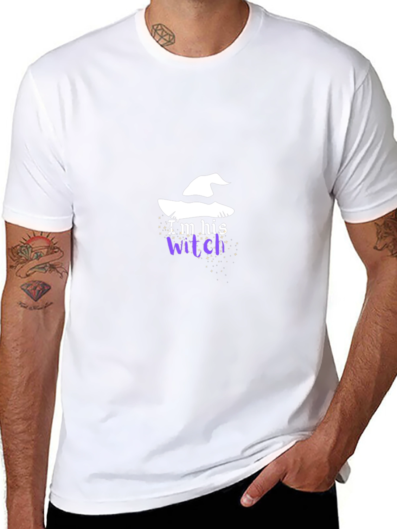 Im His Witch T-Shirt Halloween Costume