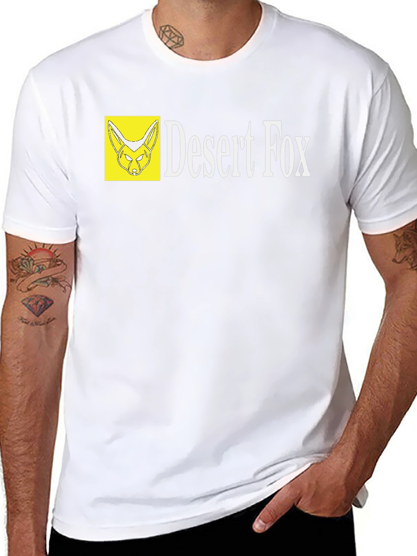 Desert Fox Graphic T-Shirt - Cool & Casual