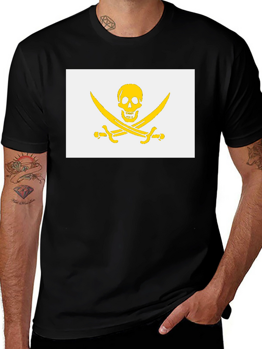 Skull & Swords Graphic Black T-Shirt