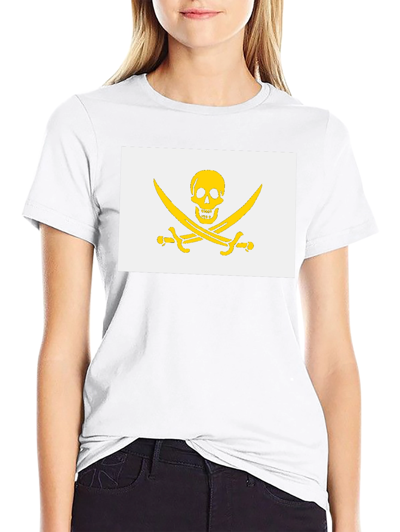 Skull & Swords Graphic Black T-Shirt