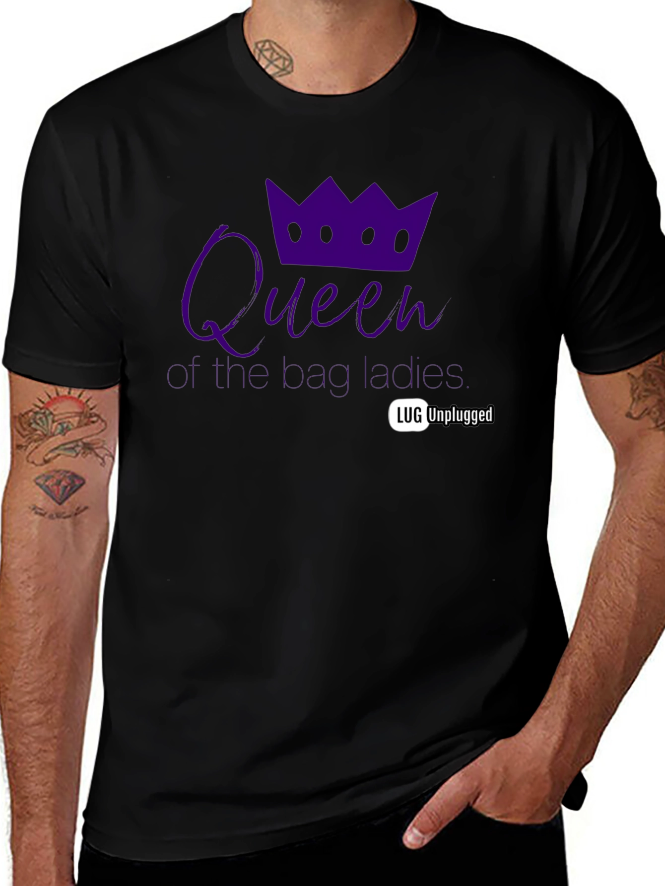 Queen for the Ladies Black T-Shirt