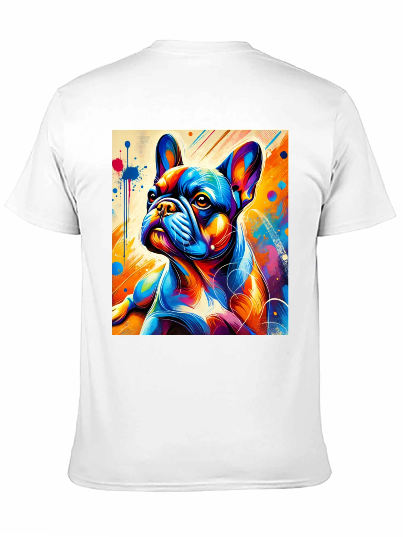 Vibrant French Bulldog Graphic Tee