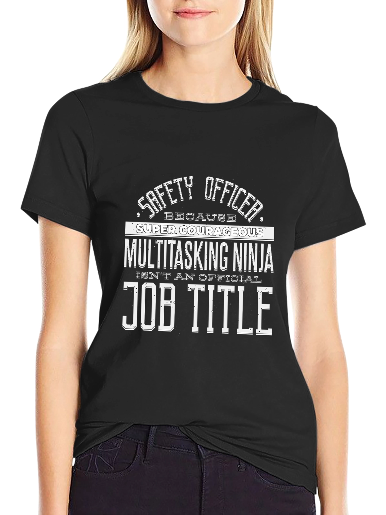 Safety Officer Multitasking Ninja Graphic Tee