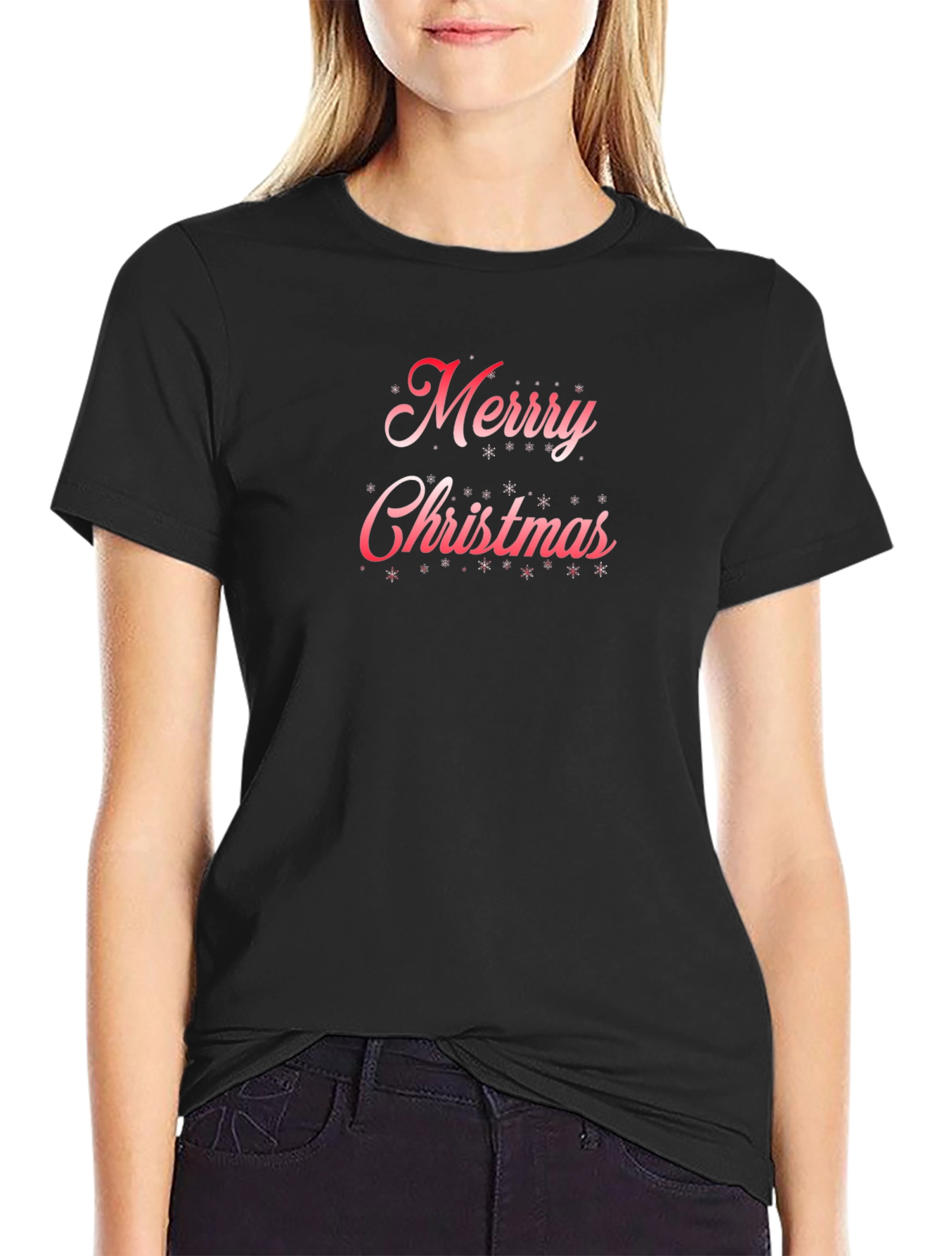 Merry Christmas Graphic Tee - Festive Holiday T-Shirt