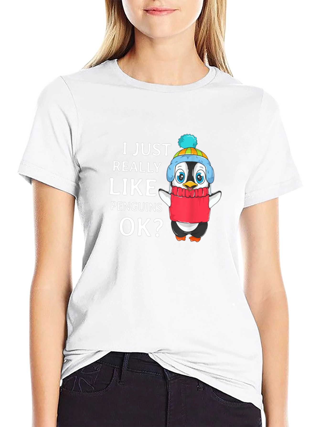 Penguin Lover T-Shirt - Cute Cartoon Design