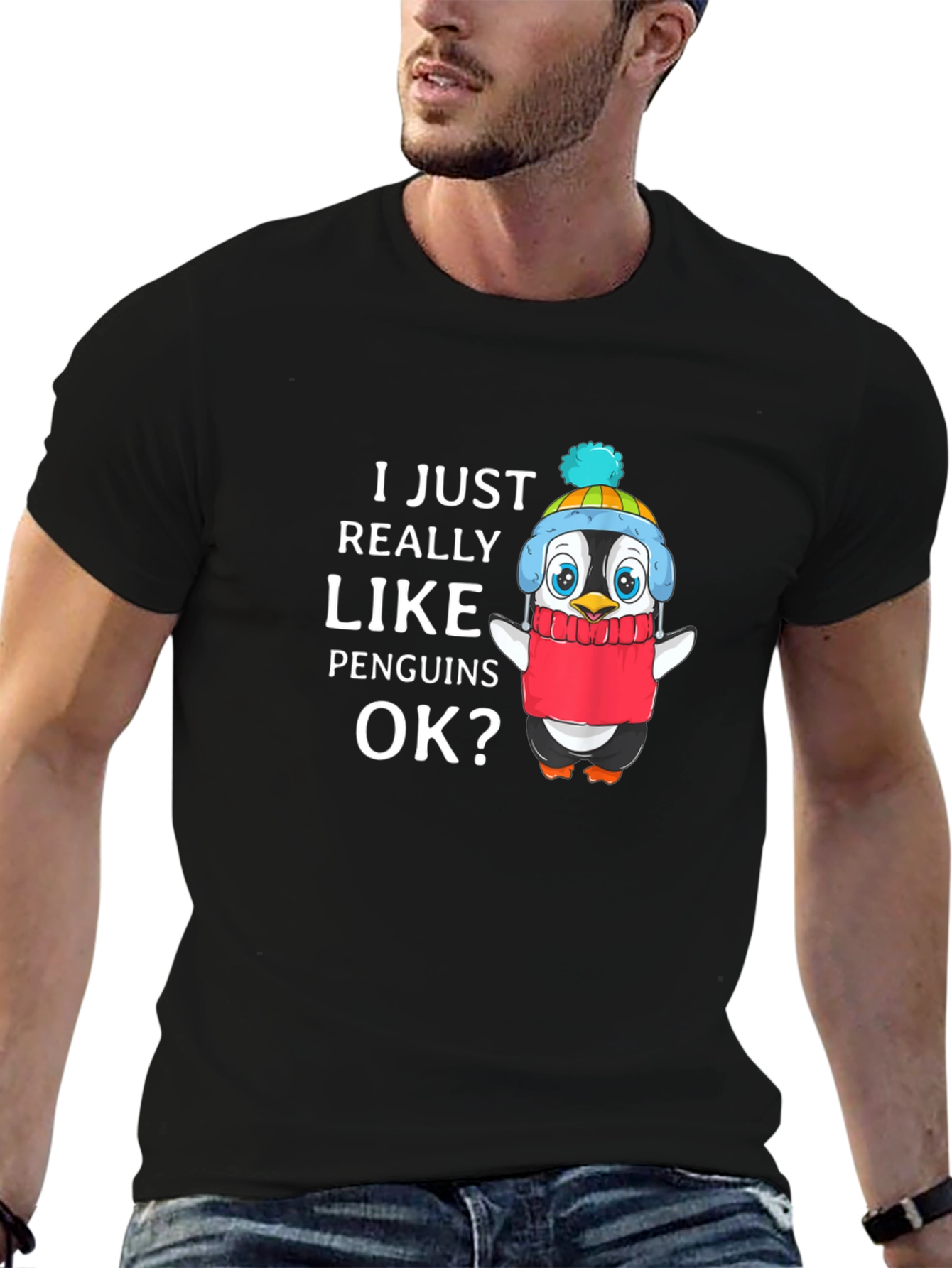 Penguin Lover T-Shirt - Cute Cartoon Design