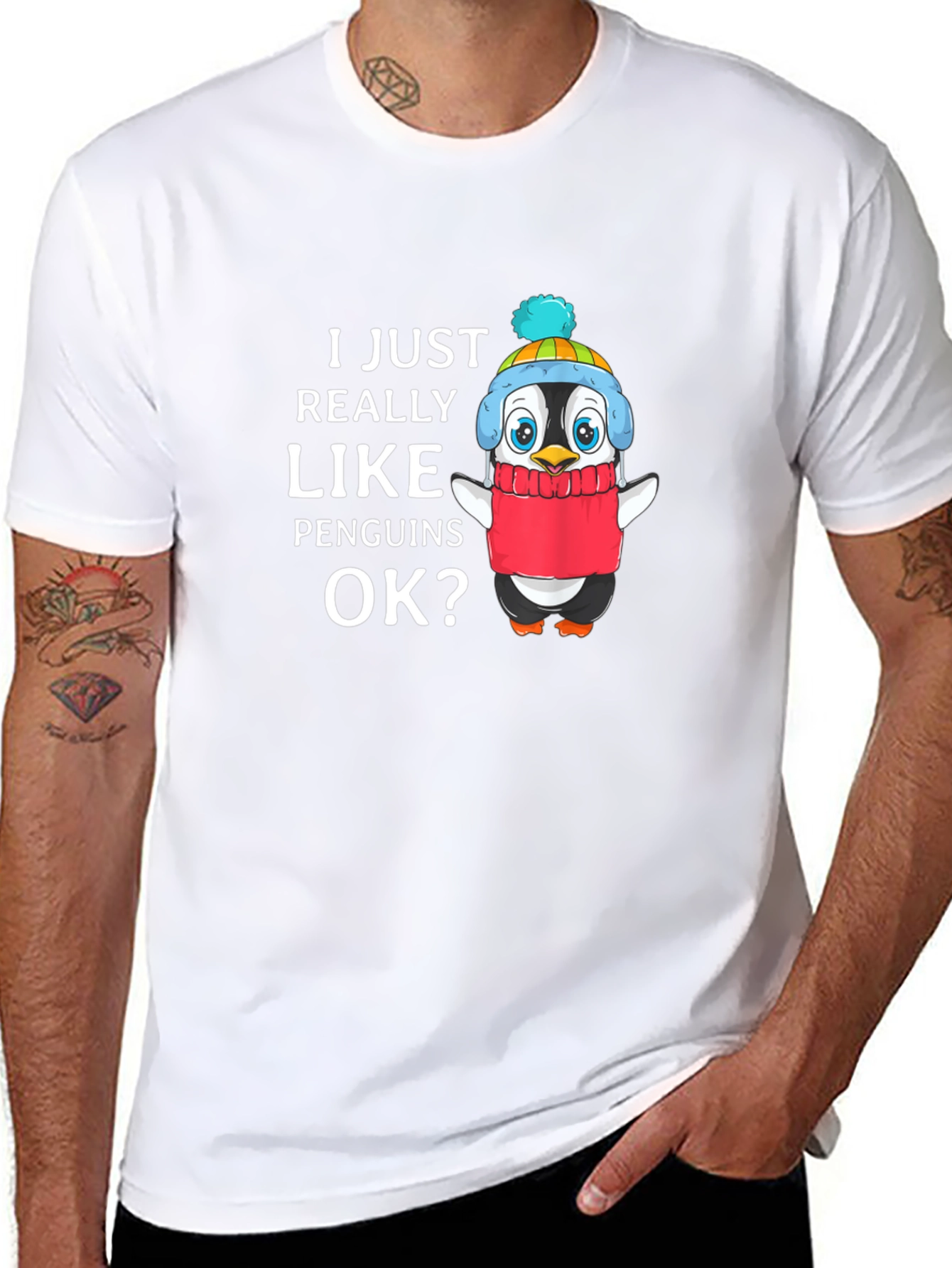 Penguin Lover T-Shirt - Cute Cartoon Design