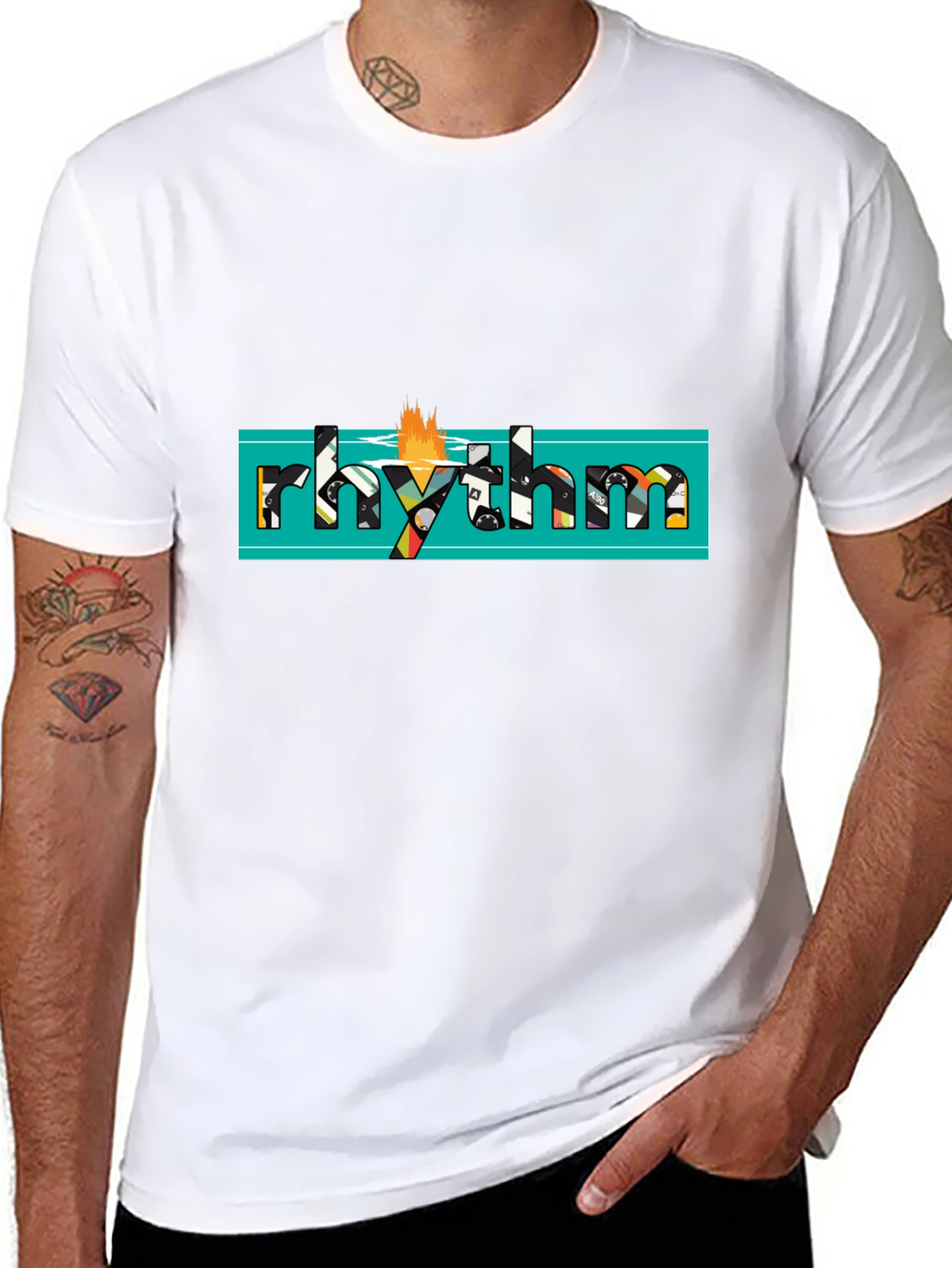 Rhythm Graphic Black T-Shirt
