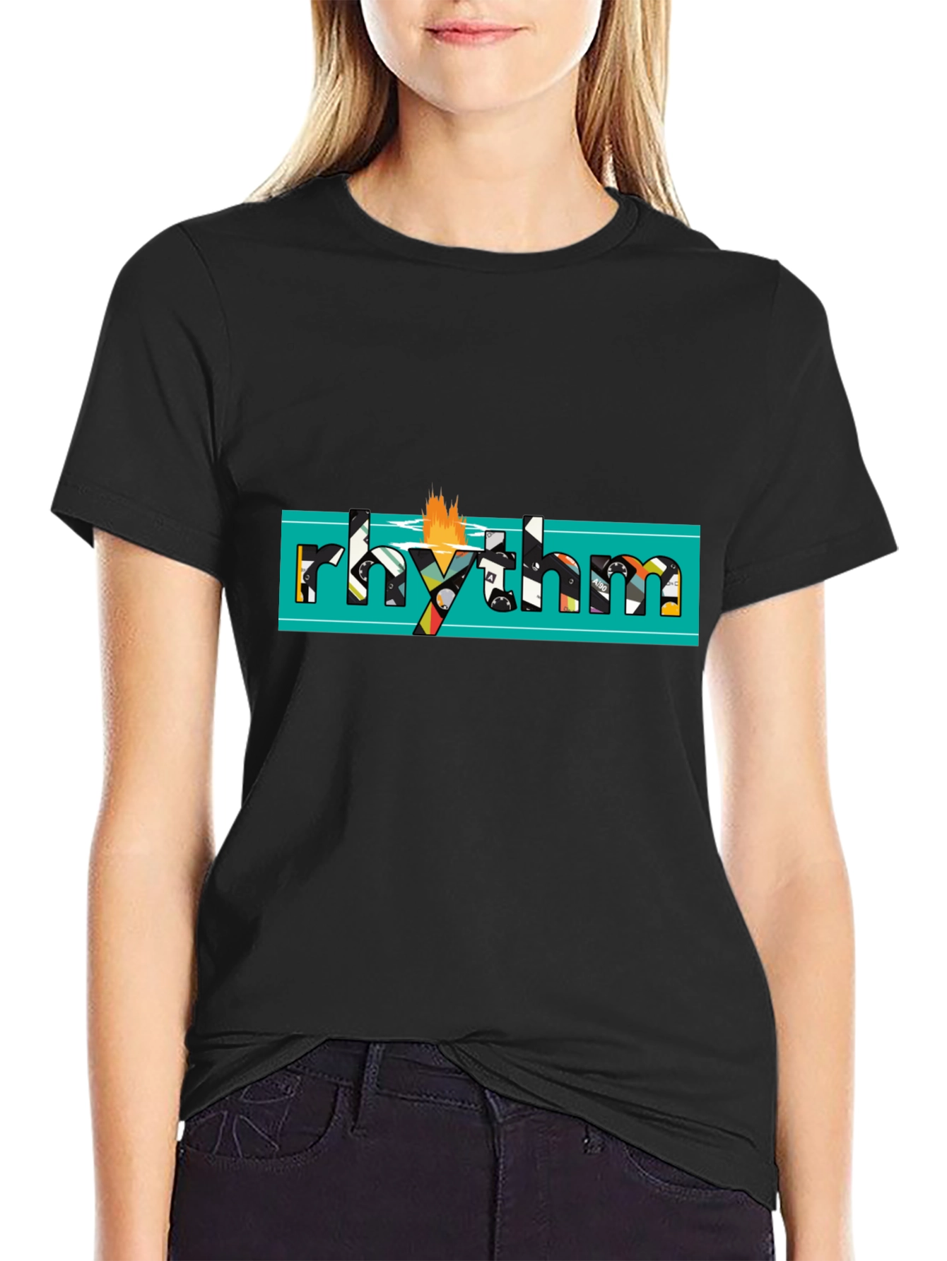 Rhythm Graphic Black T-Shirt