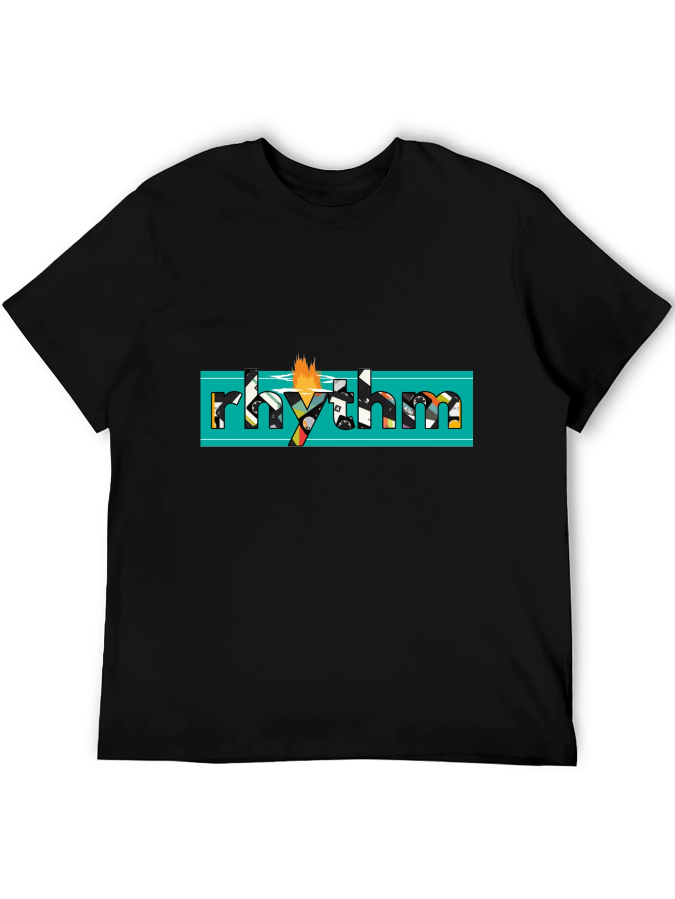 Rhythm Graphic Black T-Shirt