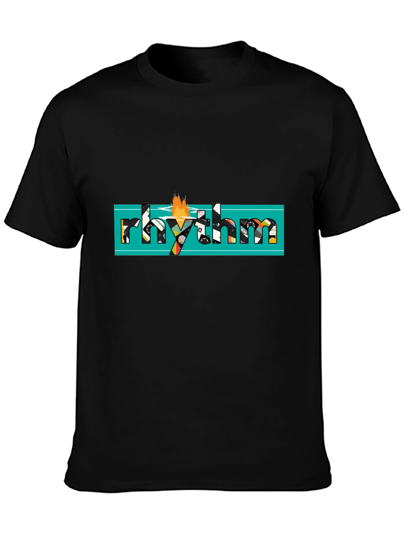 Rhythm Graphic Black T-Shirt