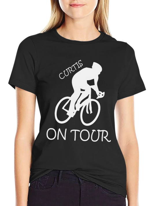 Curtis On Tour Black Graphic T-Shirt