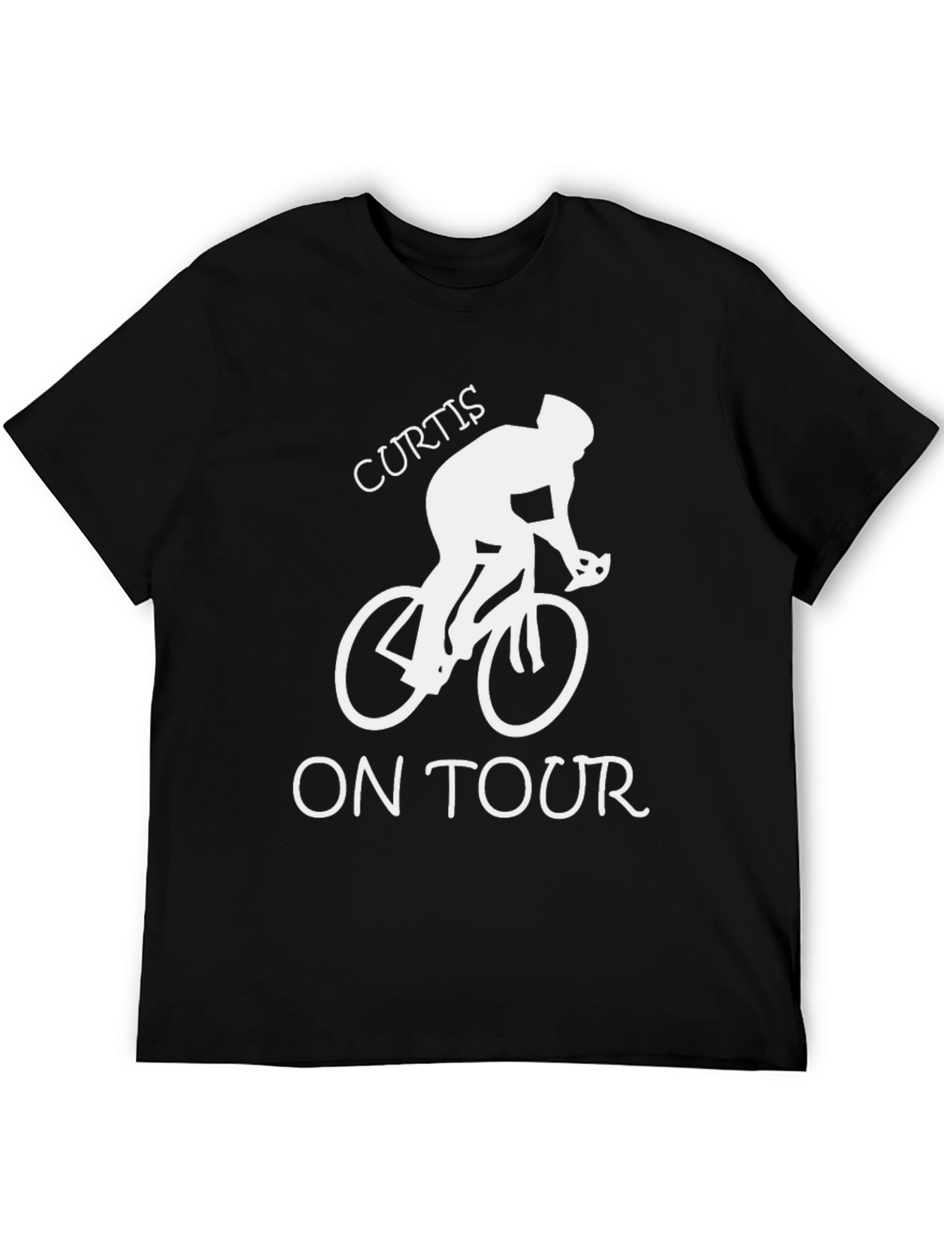 Curtis On Tour Black Graphic T-Shirt