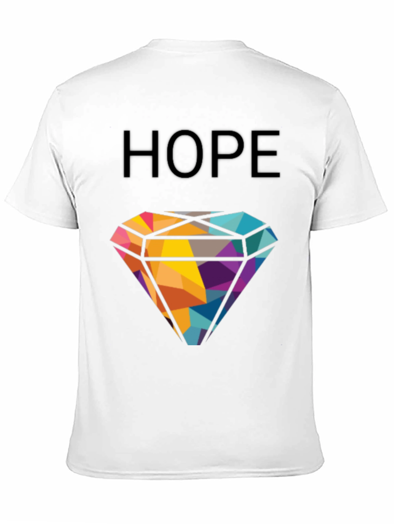 HOPE Diamond Graphic T-Shirt - Modern Geometric Design