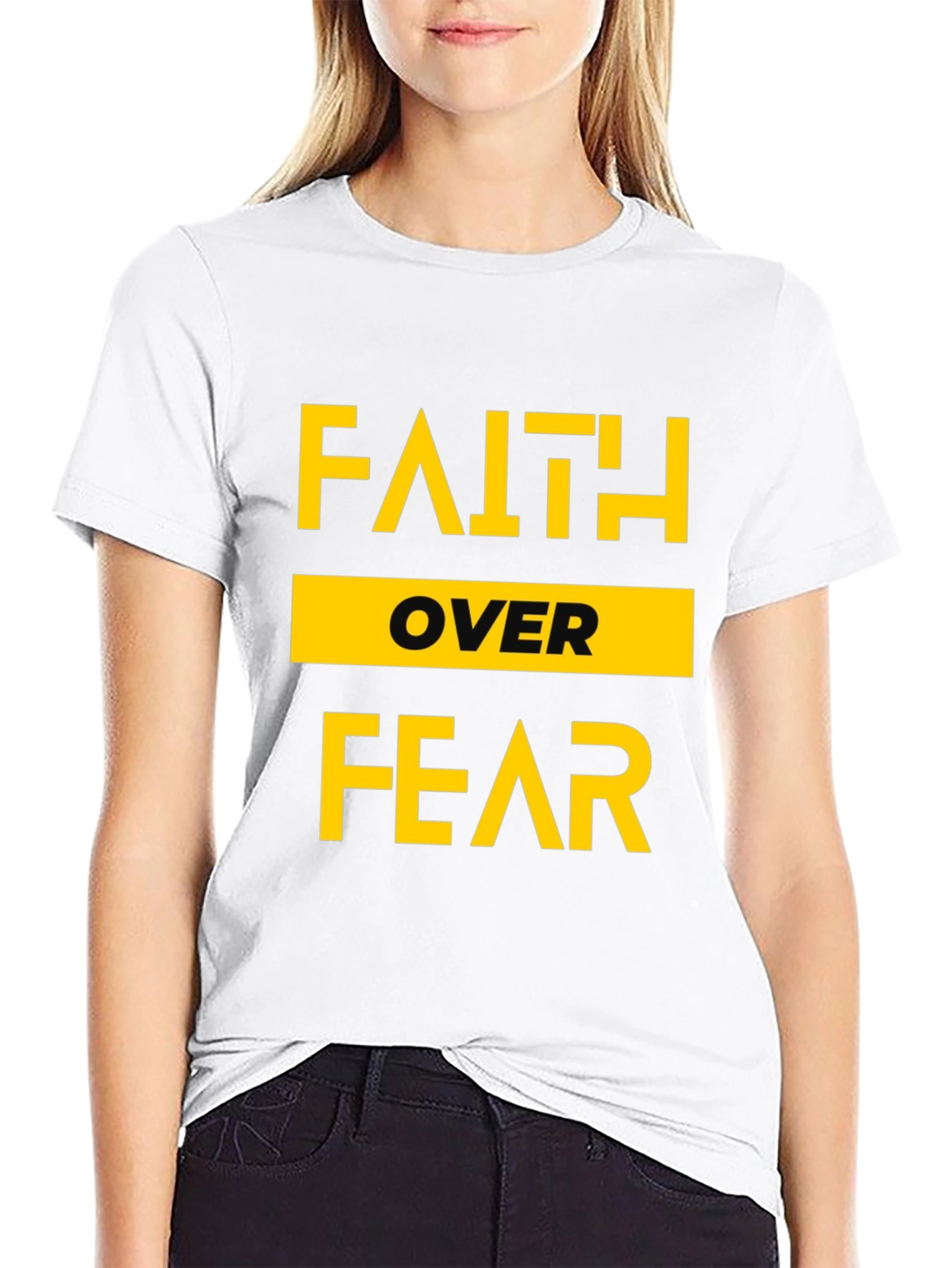 Faith Over Fear Graphic Tee - Inspirational T-Shirt