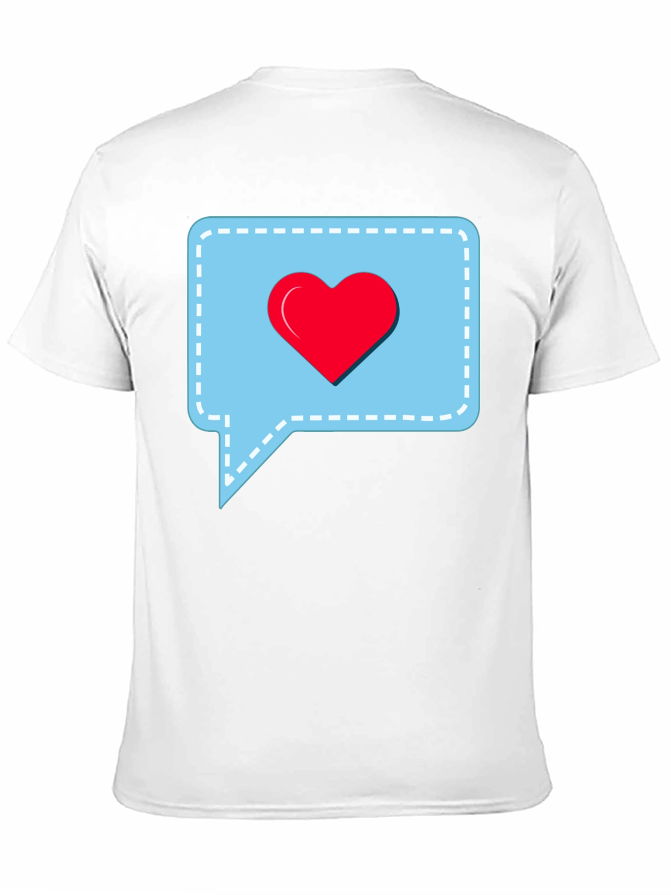 Love Message Black T-Shirt