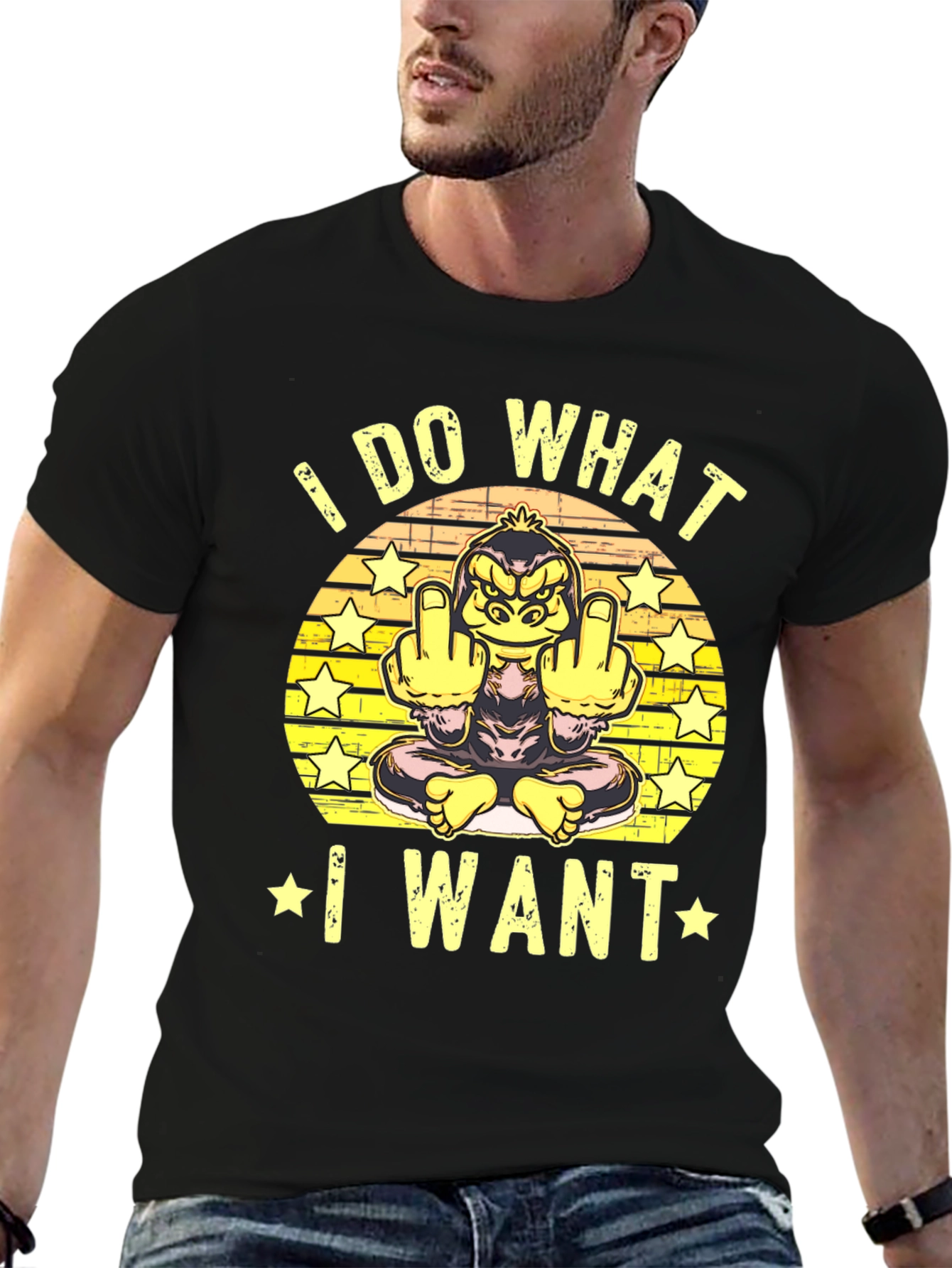 I Do What I Want Monkey T-Shirt