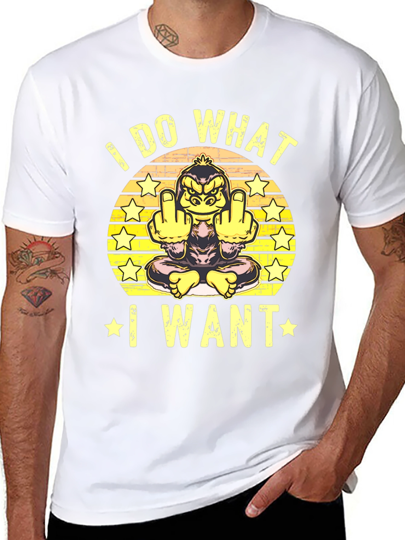 I Do What I Want Monkey T-Shirt