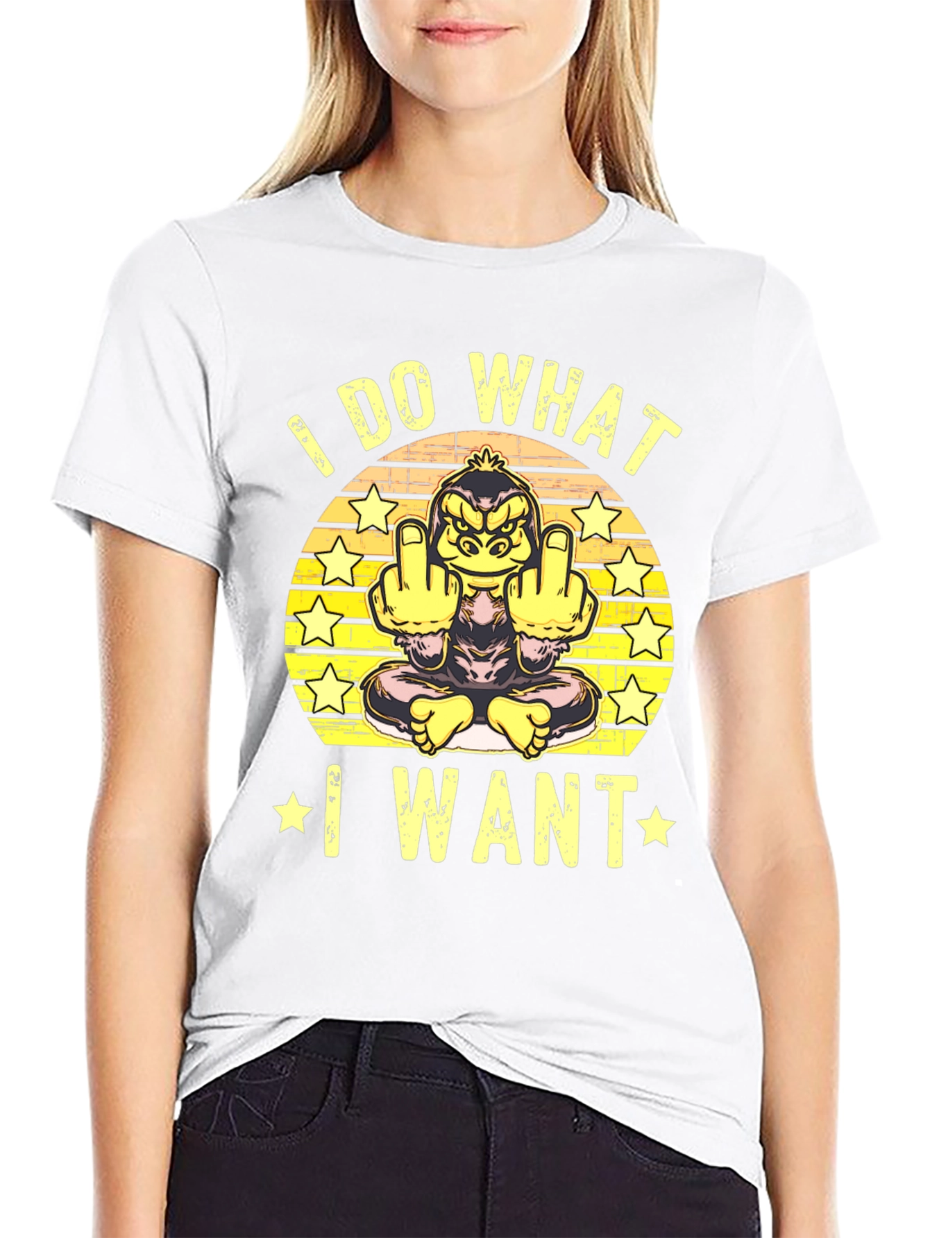 I Do What I Want Monkey T-Shirt