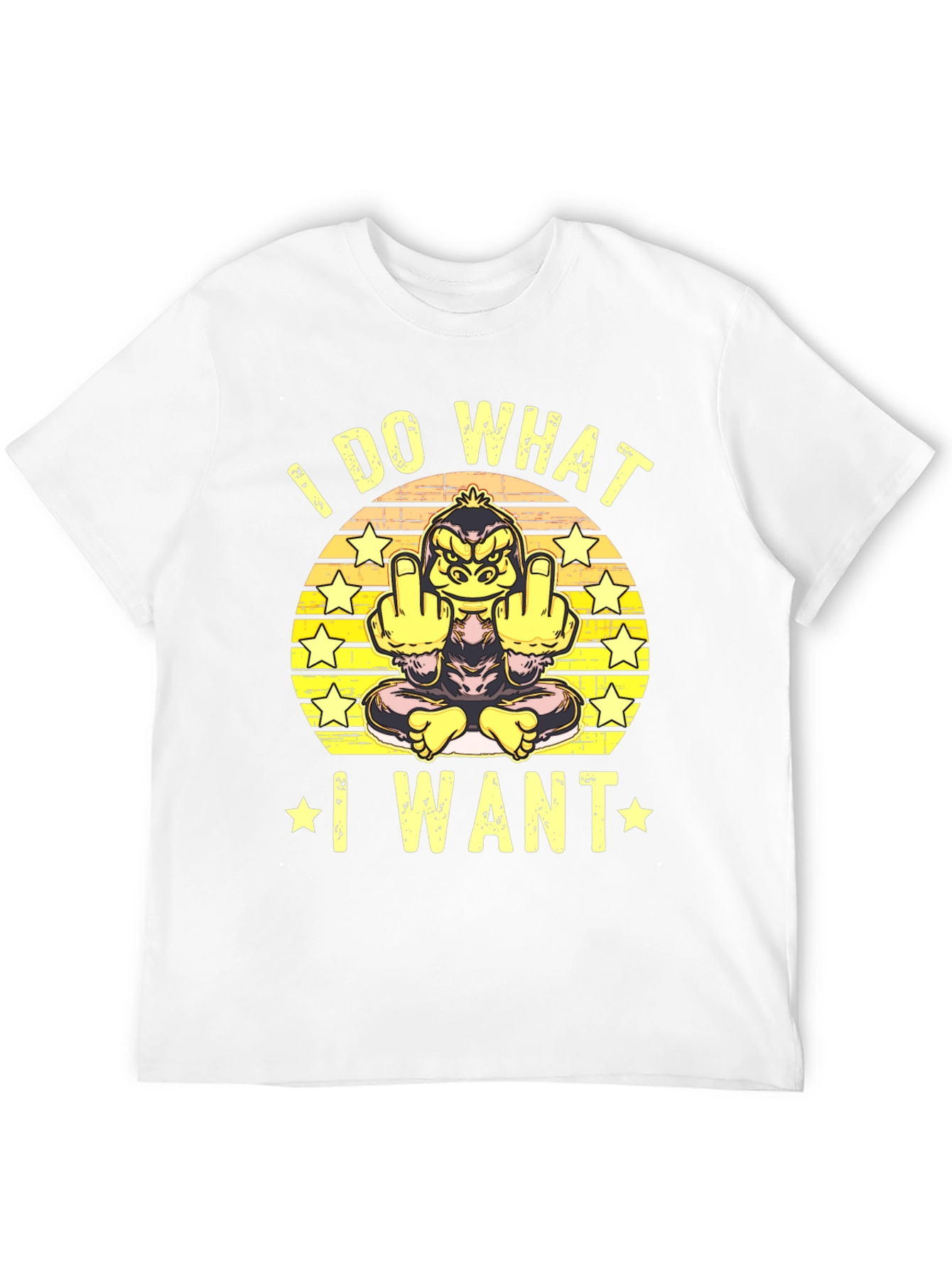 I Do What I Want Monkey T-Shirt