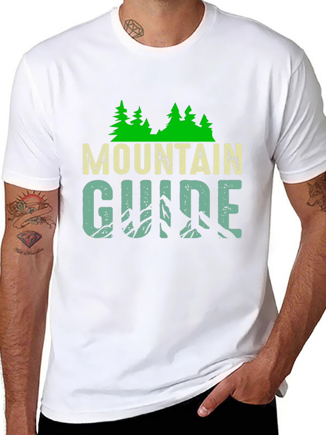 Mountain Guide Graphic Tee - Hiking Adventure Shirt