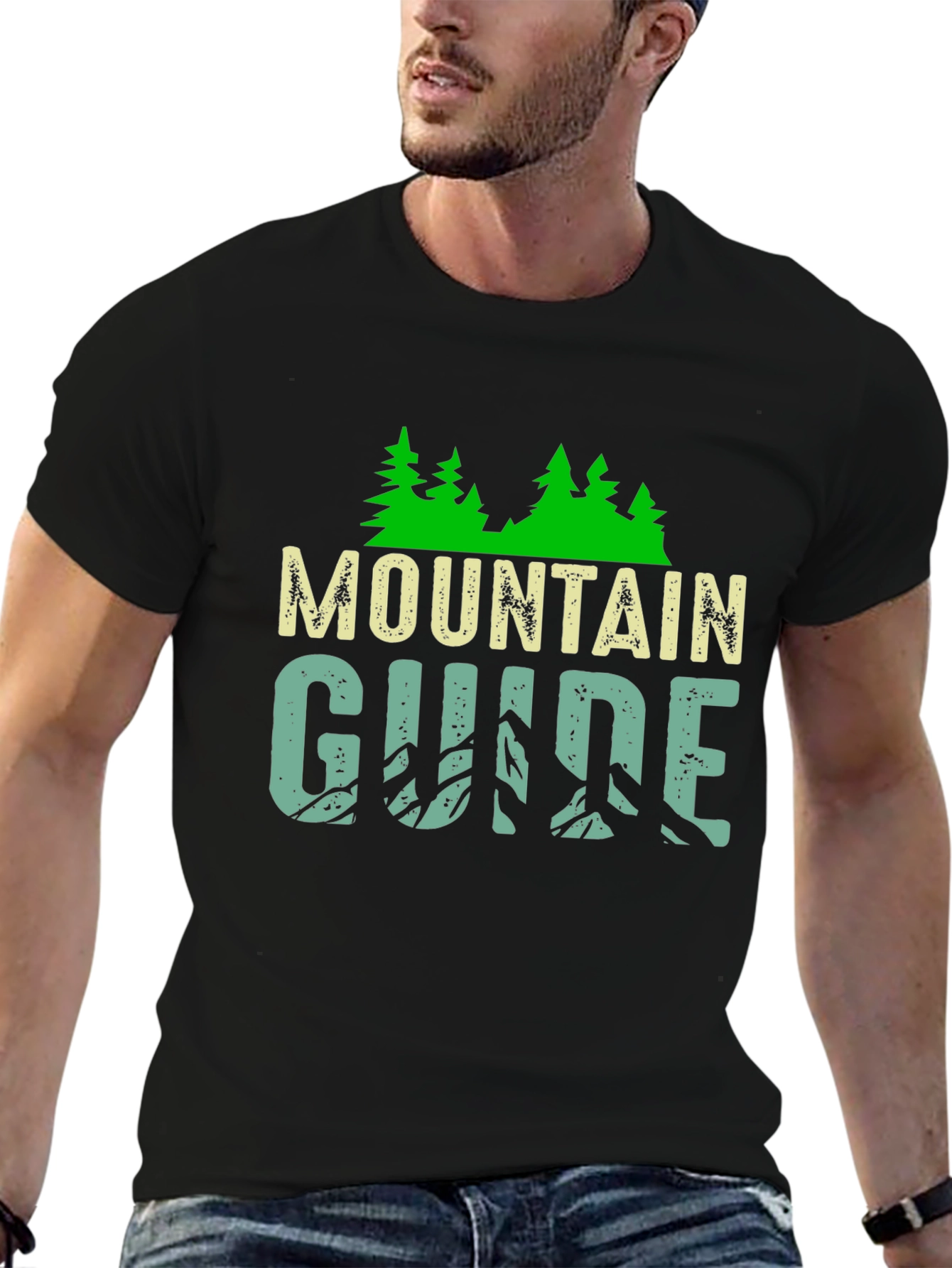 Mountain Guide Graphic Tee - Hiking Adventure Shirt