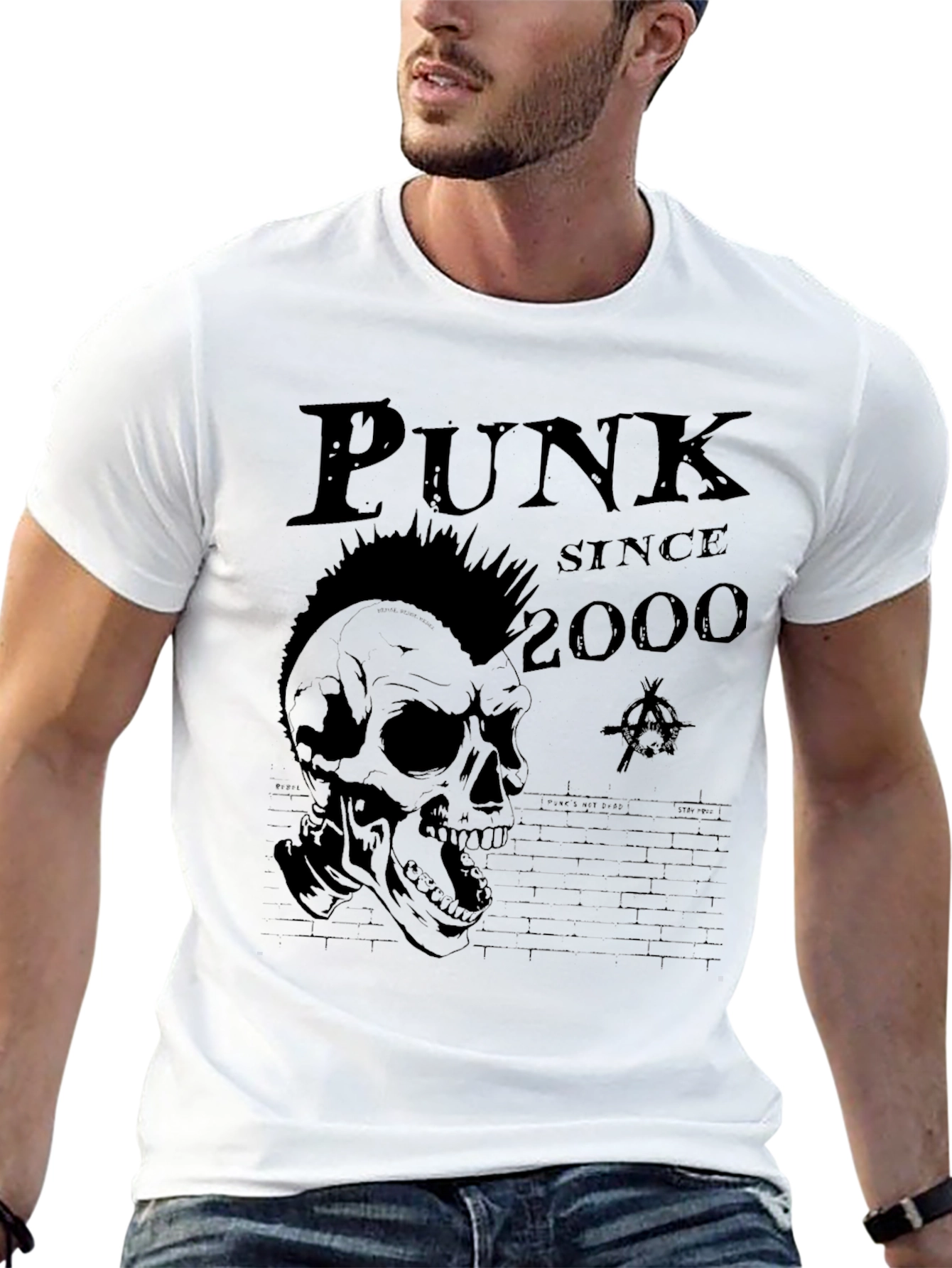Punk Since 2000 Skull Graphic Tee