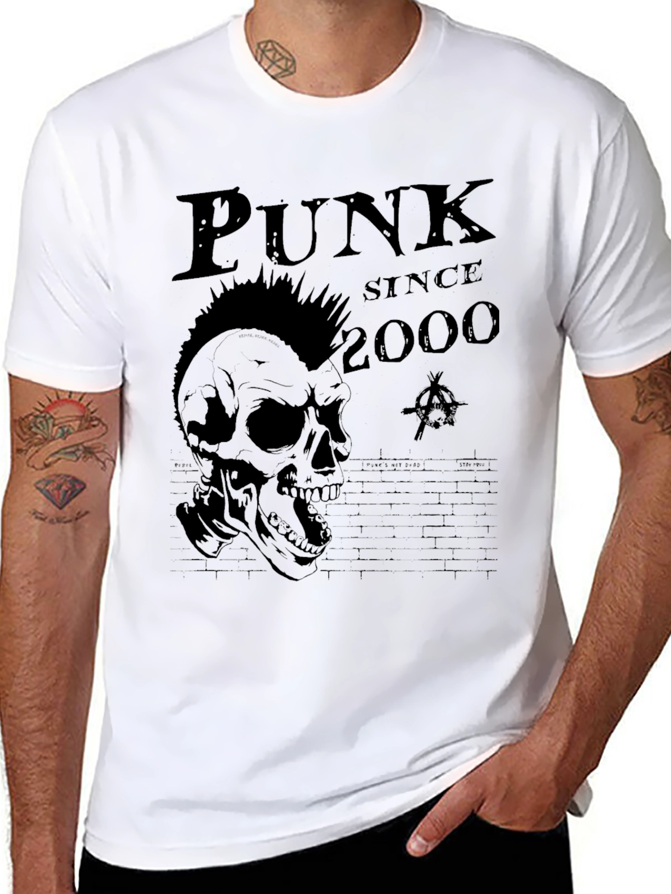 Punk Since 2000 Skull Graphic Tee