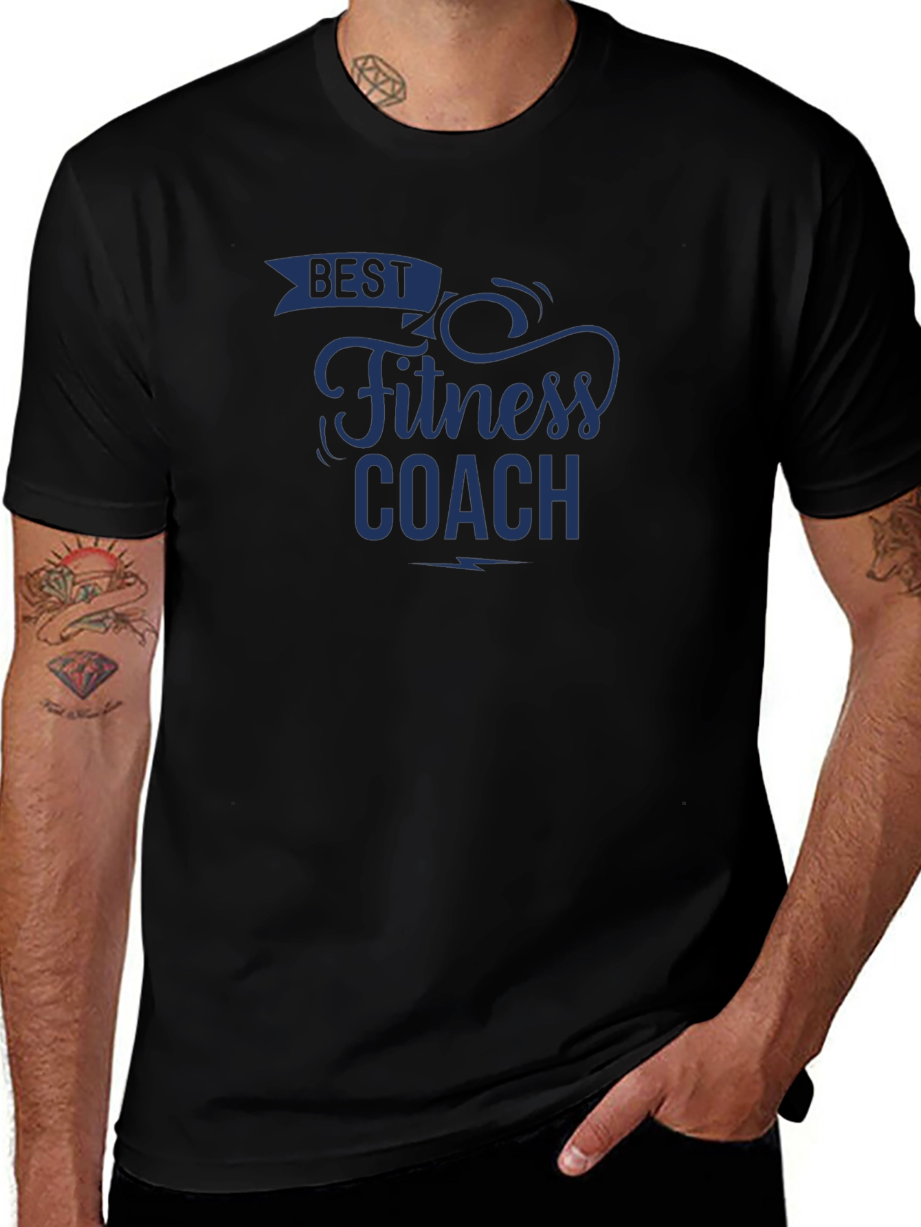 Best Fitness Coach T-Shirt - Motivational Gym Apparel