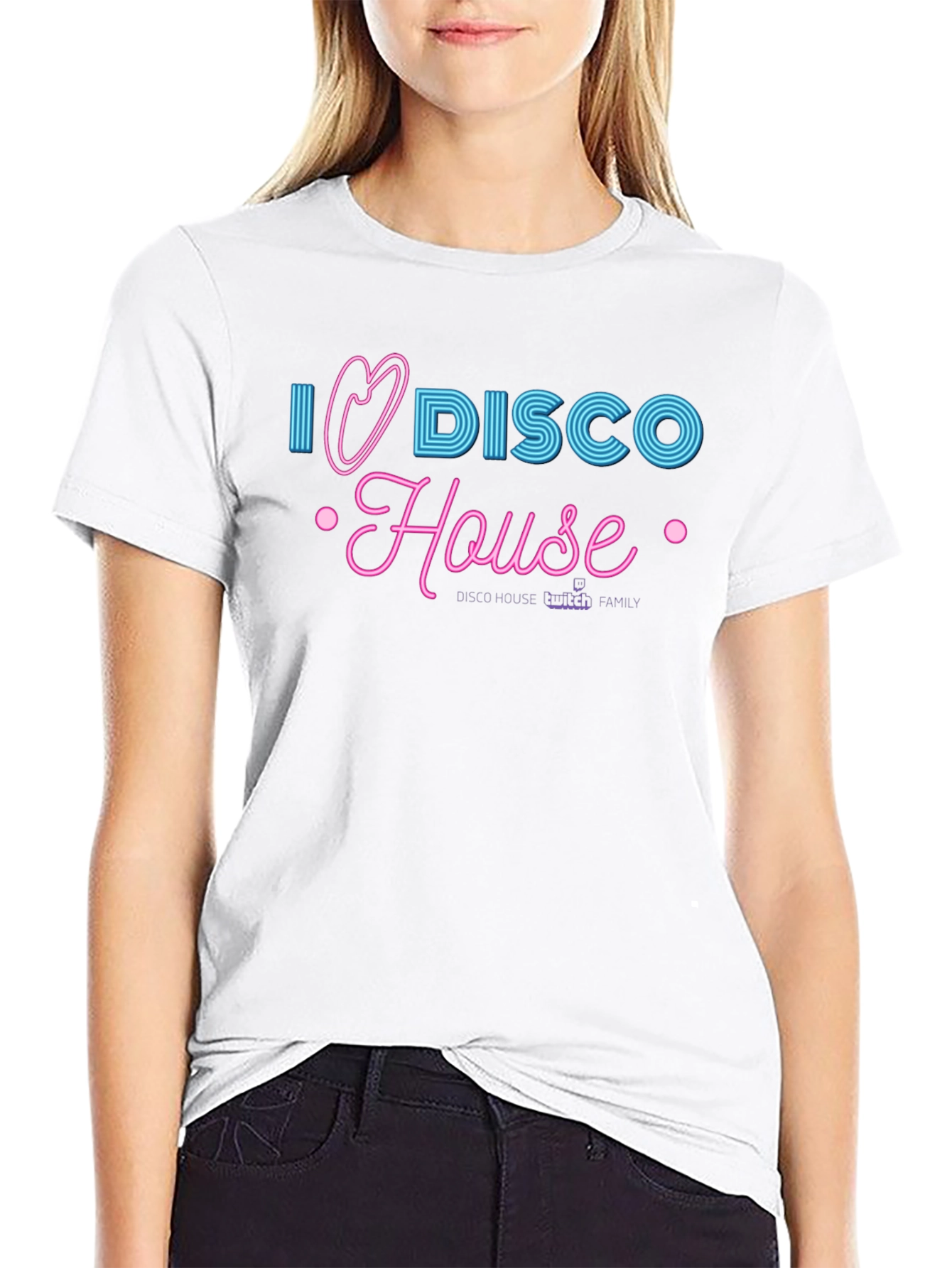 I Heart Disco House T-Shirt - Twitch Family