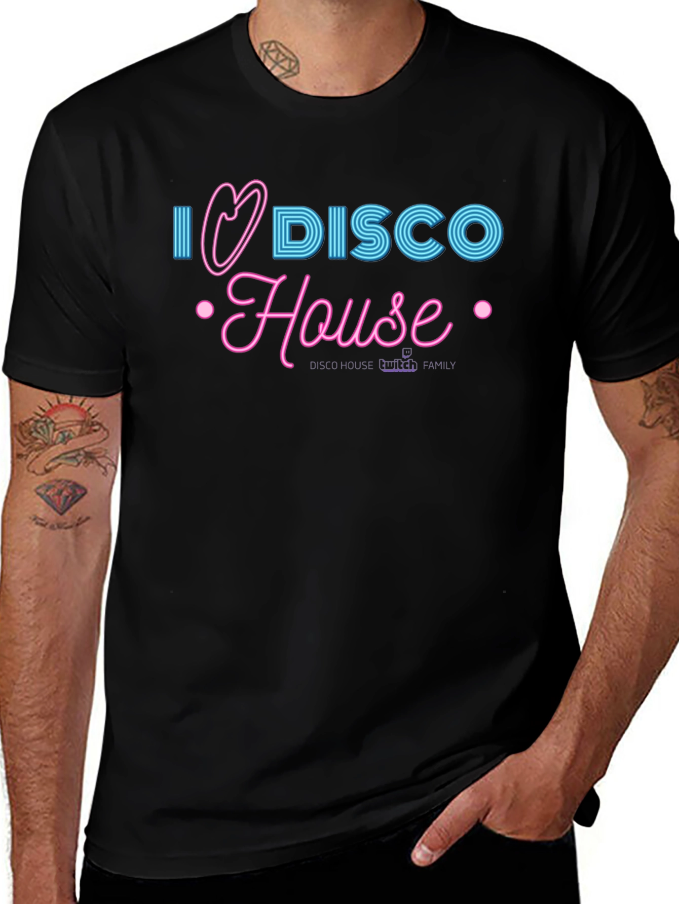 I Heart Disco House T-Shirt - Twitch Family