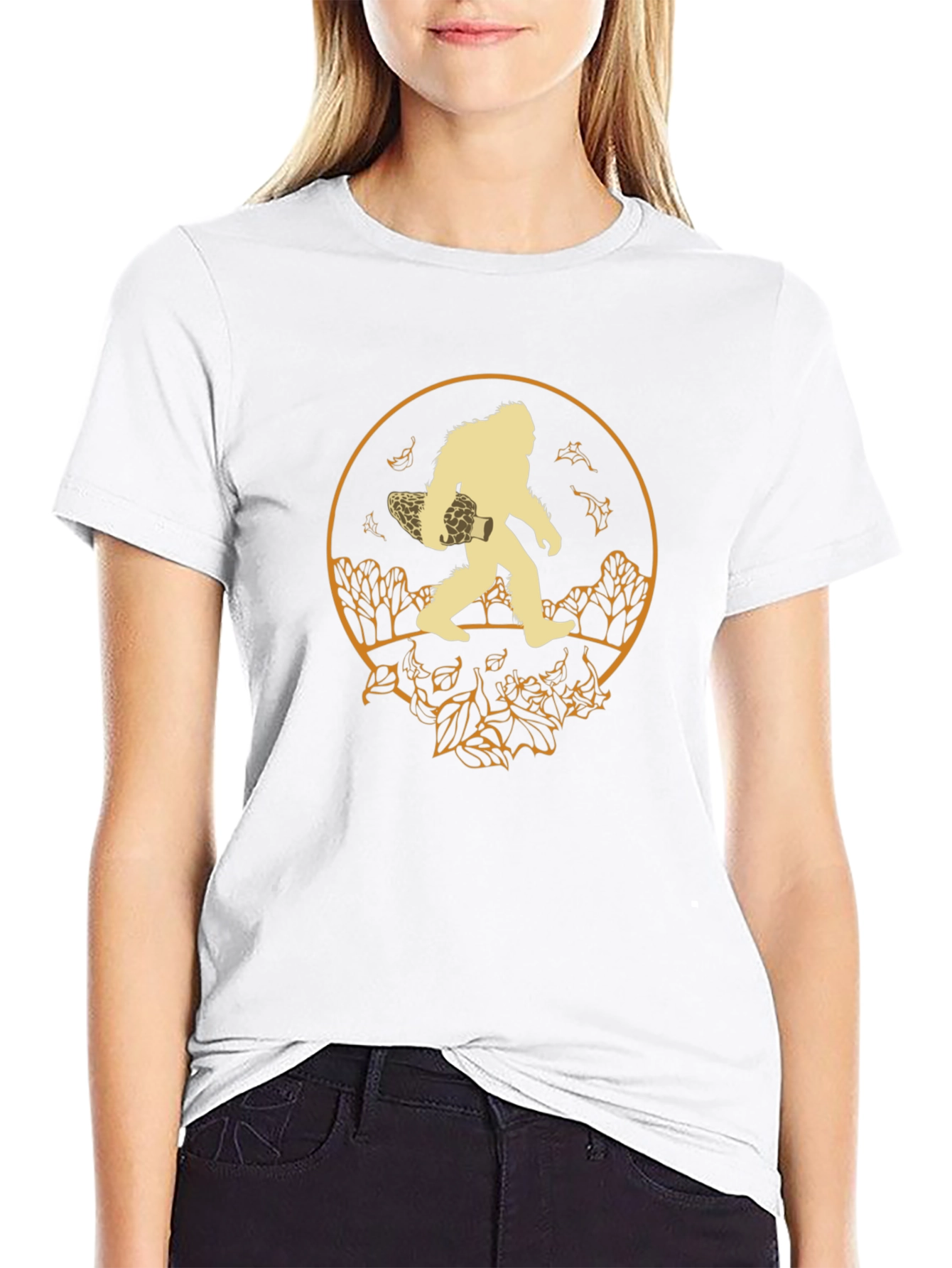 Bigfoot Morel Mushroom Hunting T-Shirt